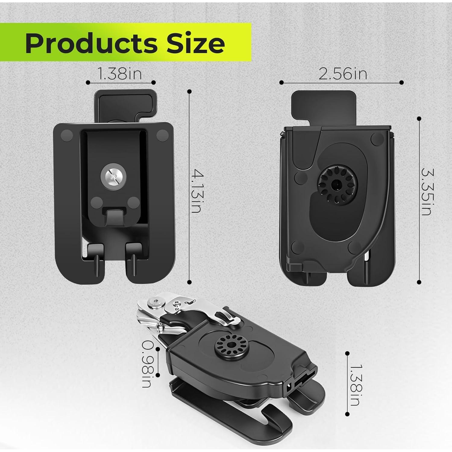 Fundas de Tijeras de Trauma Plegables LEEPENK 2 Pack - Negro