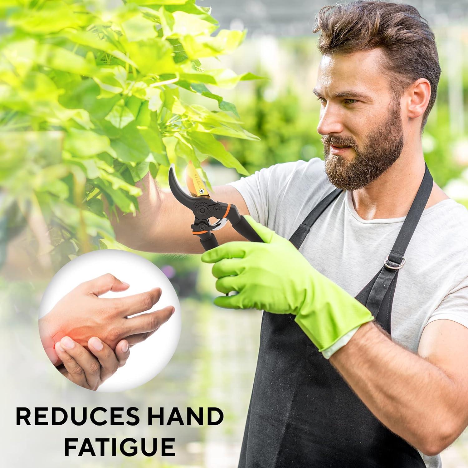 Tijeras de Podar Bypass GEROSSI - Acero Alto Carbono 1.9 cm