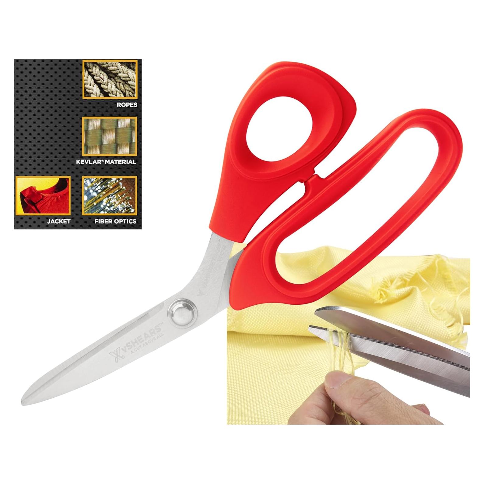 Tijeras Vampliers 8" de acero al carbono para fibra óptica