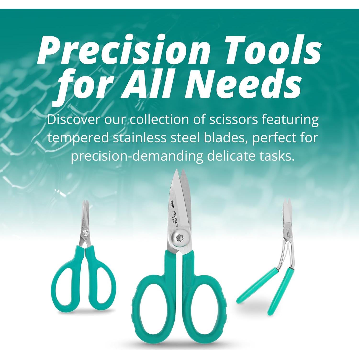 Tijeras de Corte de Kevlar Excelta 5.5" Cuchillas Inoxidable