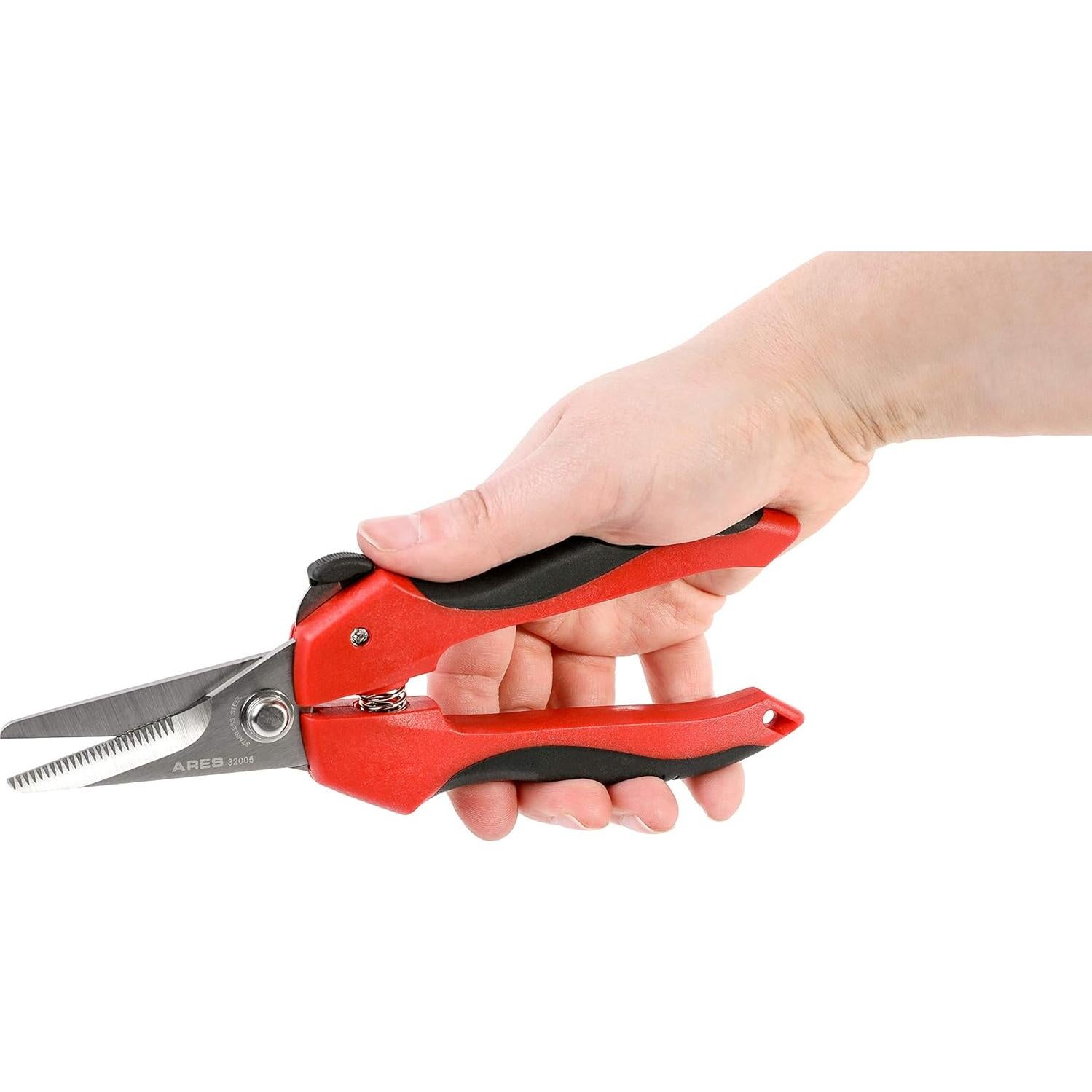 Tijeras Multiusos ARES 19.05 cm Acero Inoxidable Serradas