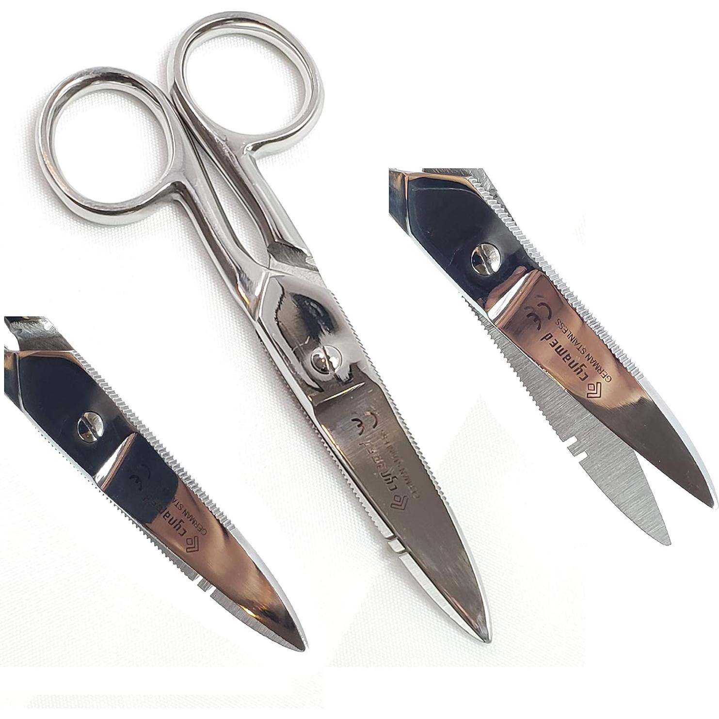 Tijeras Eléctricas Cynamed 133 mm Acero Inoxidable Multiusos