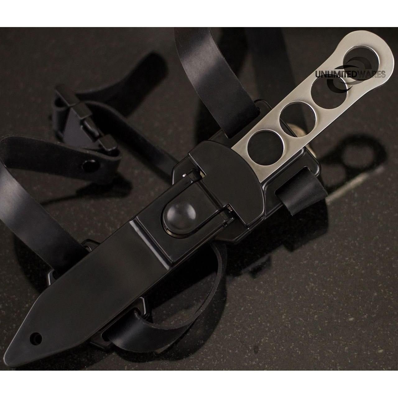 Cuchillo de Buceo Survivor 22.86 cm Acero Inoxidable Serrado