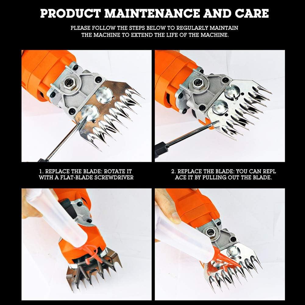 Cuchillas de Cortar Ovejas Walfront - Acero Inoxidable 13 Dientes