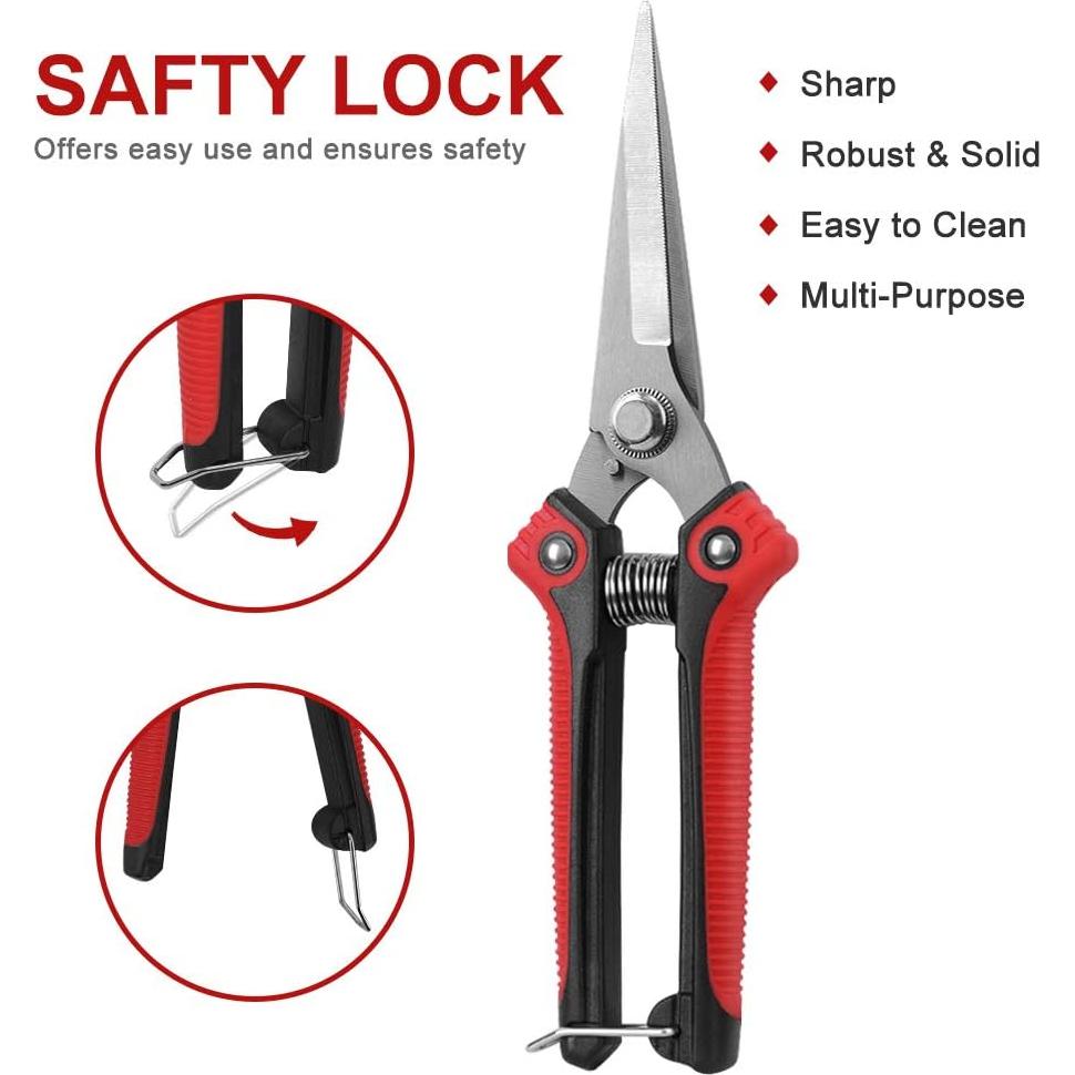 Tijeras de Podar Profesionales WYF - Acero Inoxidable 20.6cm