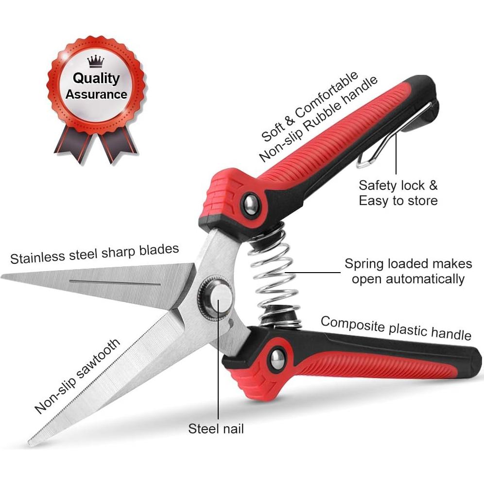 Tijeras de Podar Profesionales WYF - Acero Inoxidable 20.6cm