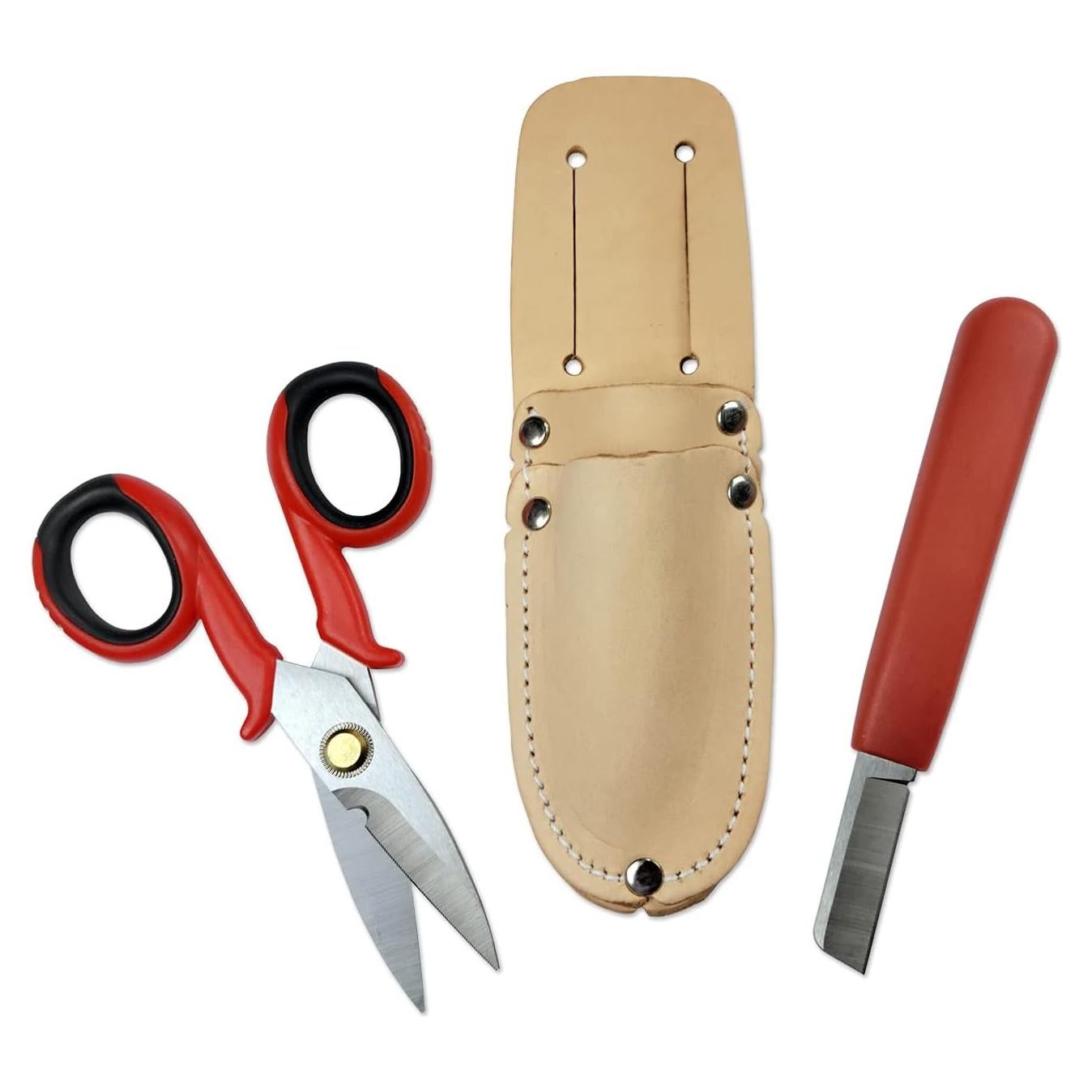 Conjunto Tijeras y Cuchillo Benner-Nawman UP-B606, Rojo