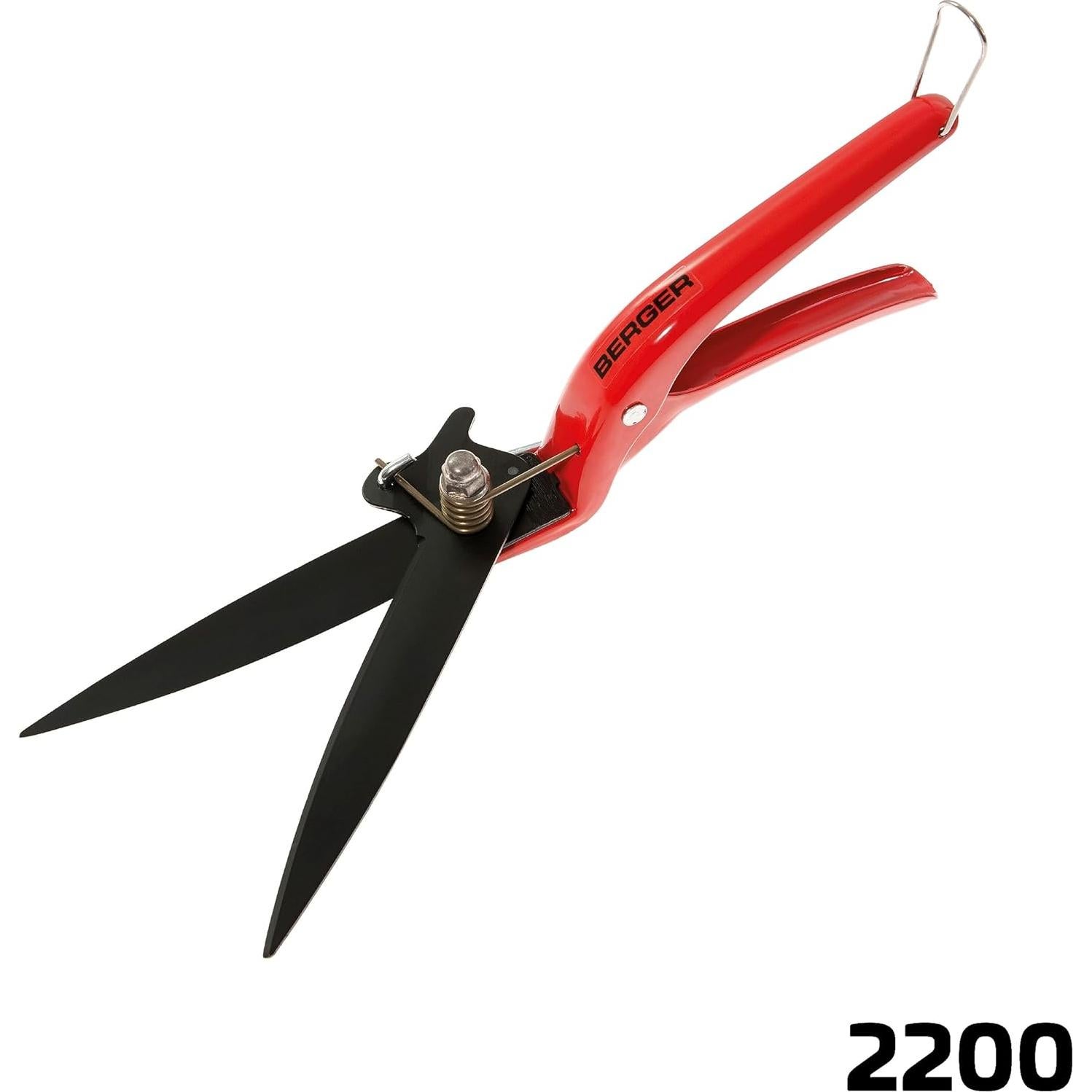 Tijeras de Césped BERGER 2200, Acero Forjado, Antiadherente