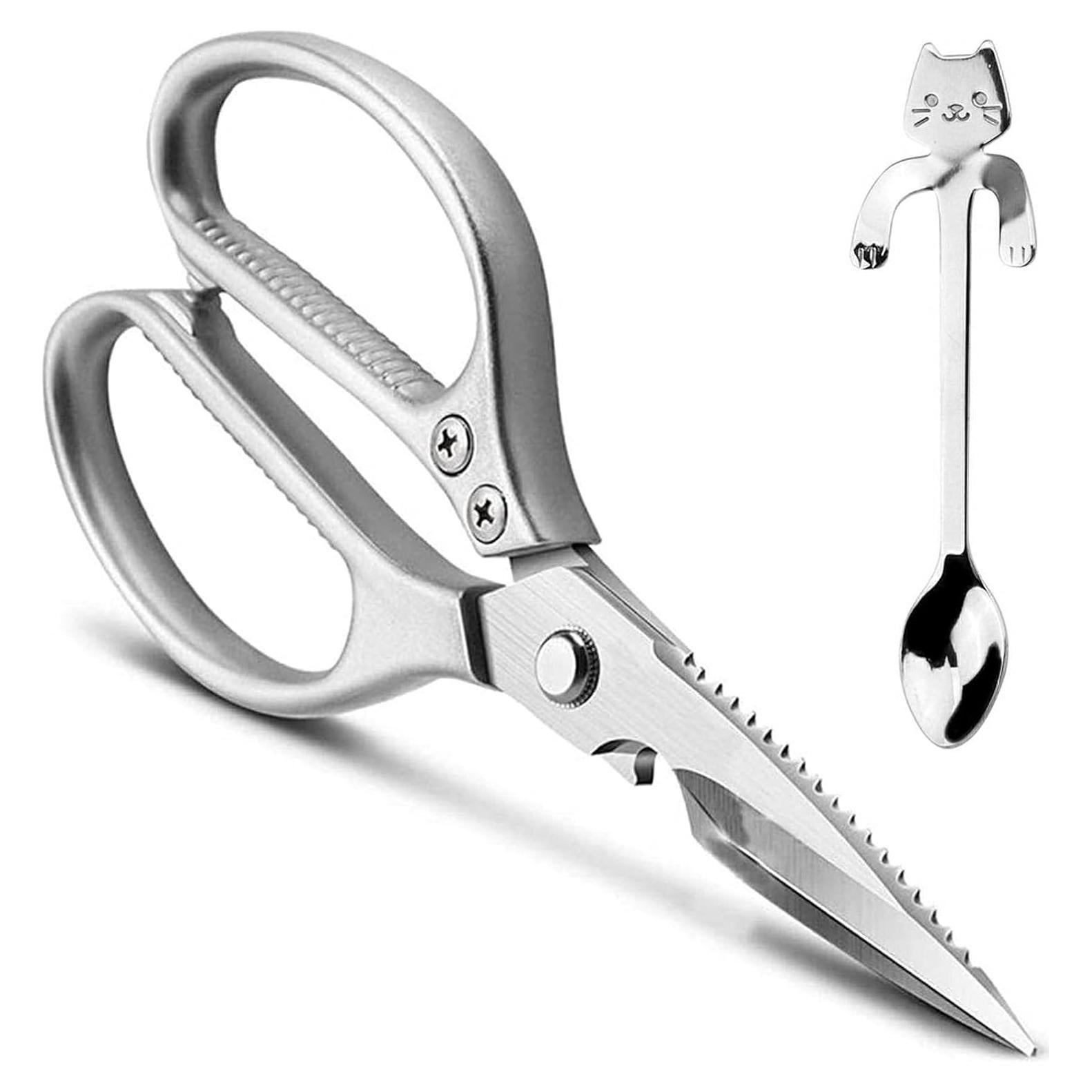 Tijeras de Cocina Multifuncionales LONJYI - Acero Inoxidable 21.3 cm