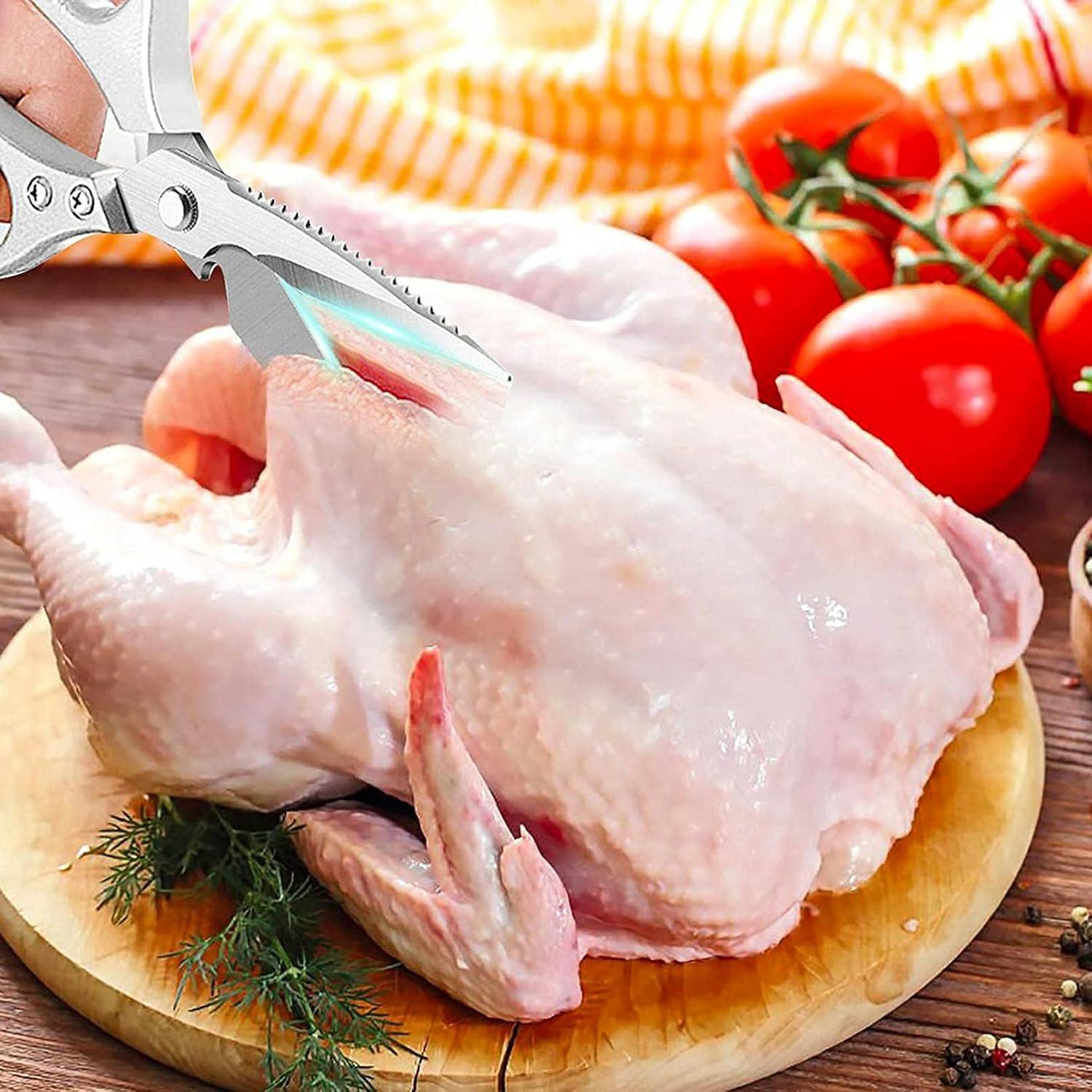 Tijeras de Cocina Multifuncionales LONJYI - Acero Inoxidable 21.3 cm