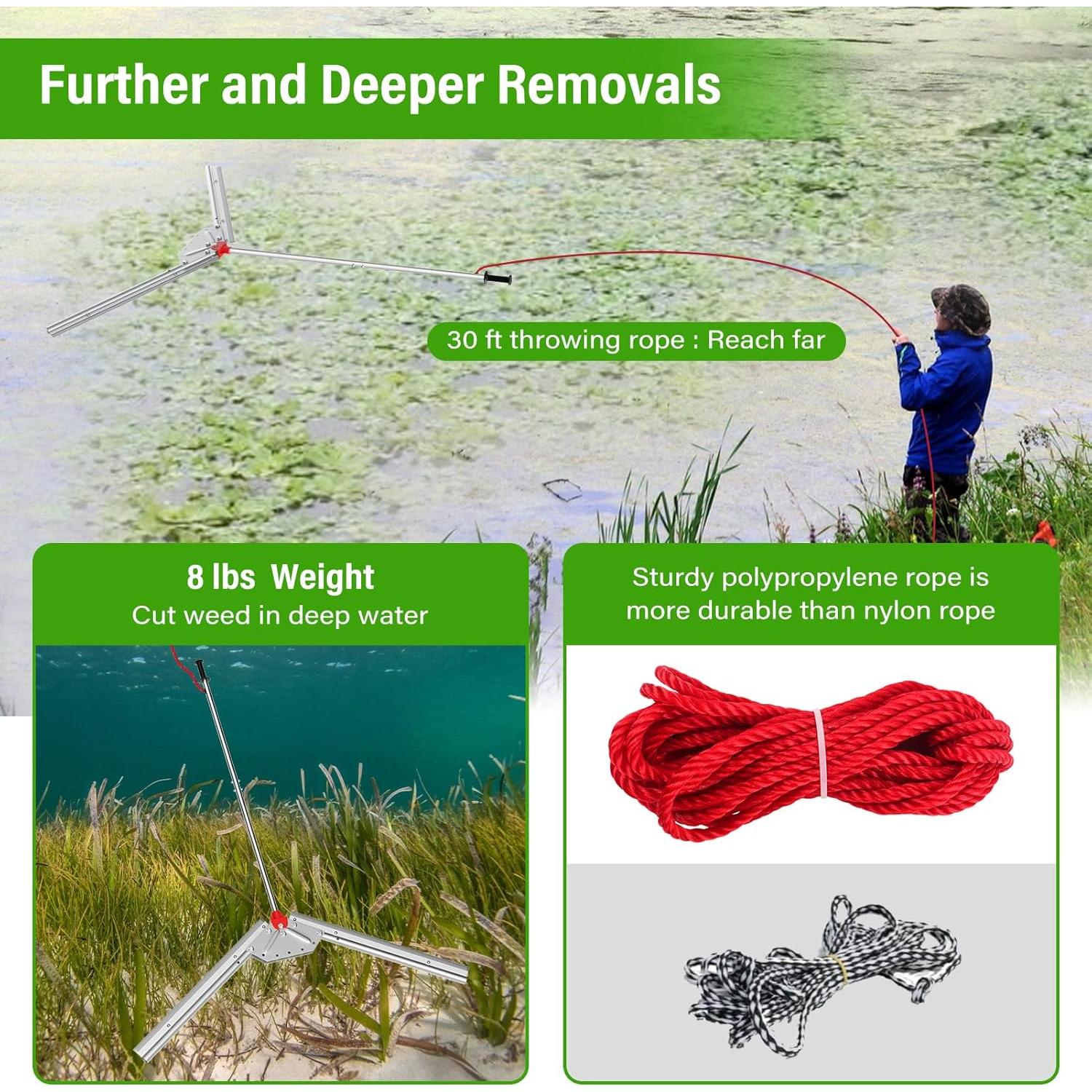 Cortador de Maleza VASALAID 132cm con Cuchillas Afiladas