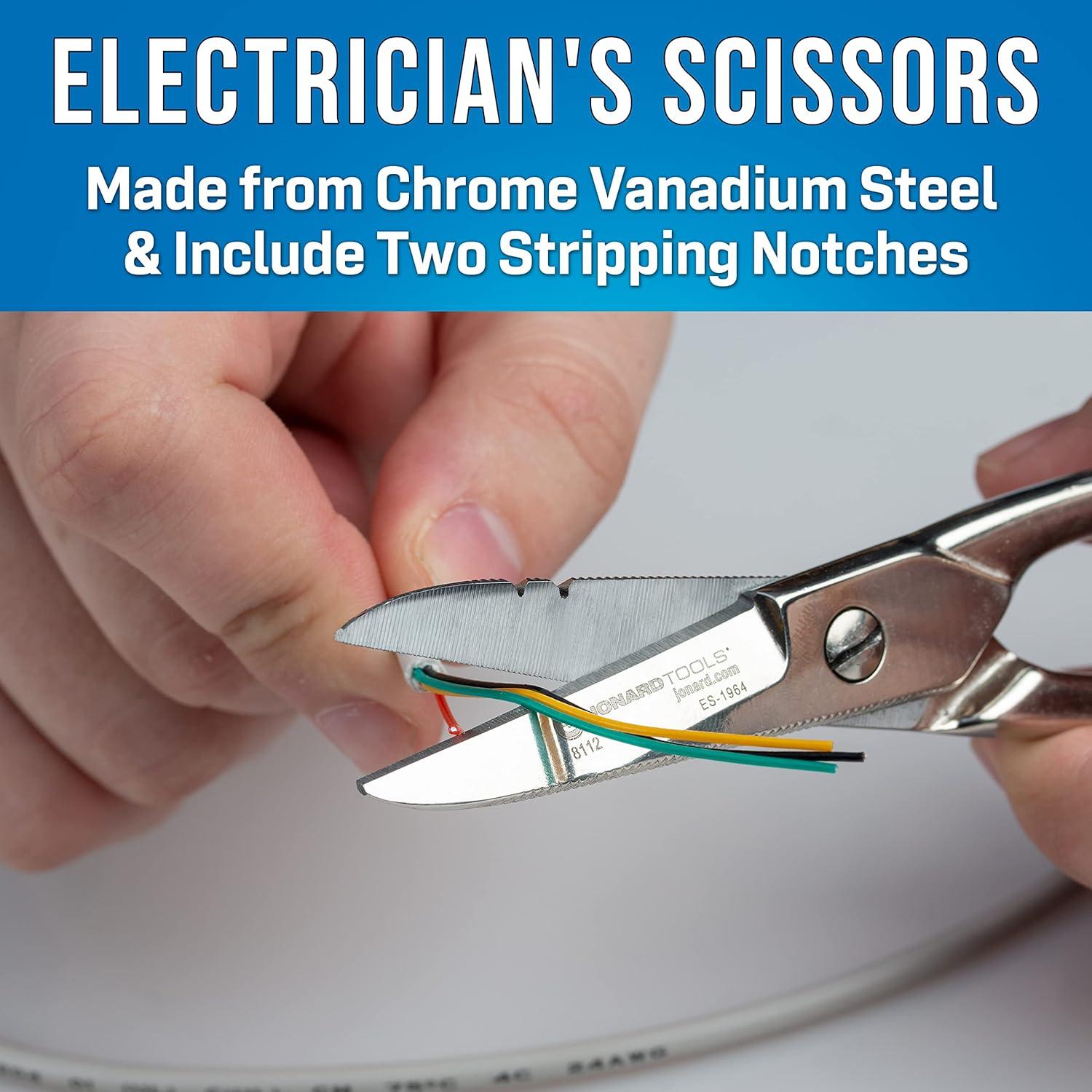 Kit de Empalmes 3 Piezas Jonard TK-400 con Cuchillo y Tijeras