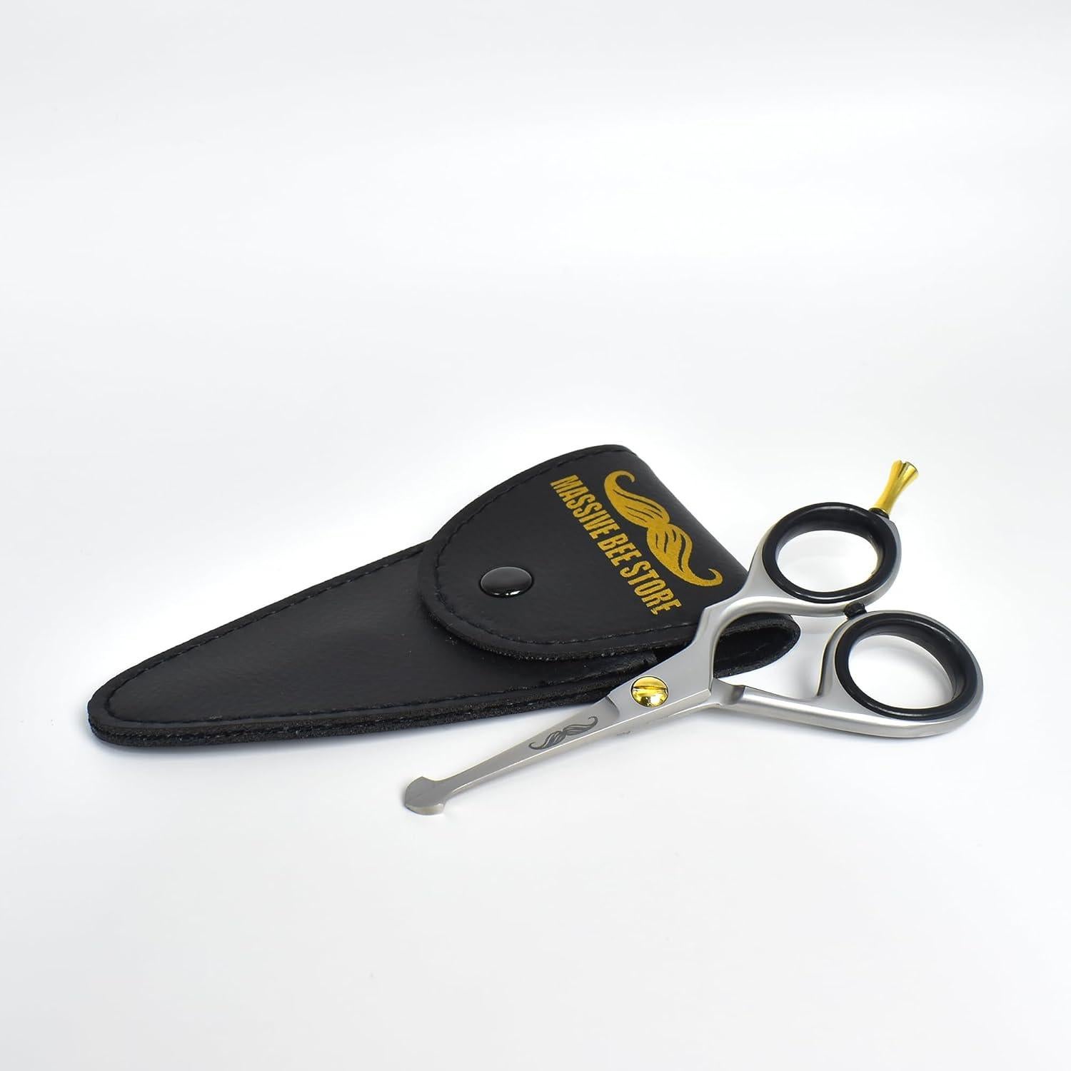 Tijeras de Afeitar para Hombre Massive Bee 10.67 cm Acero Inoxidable