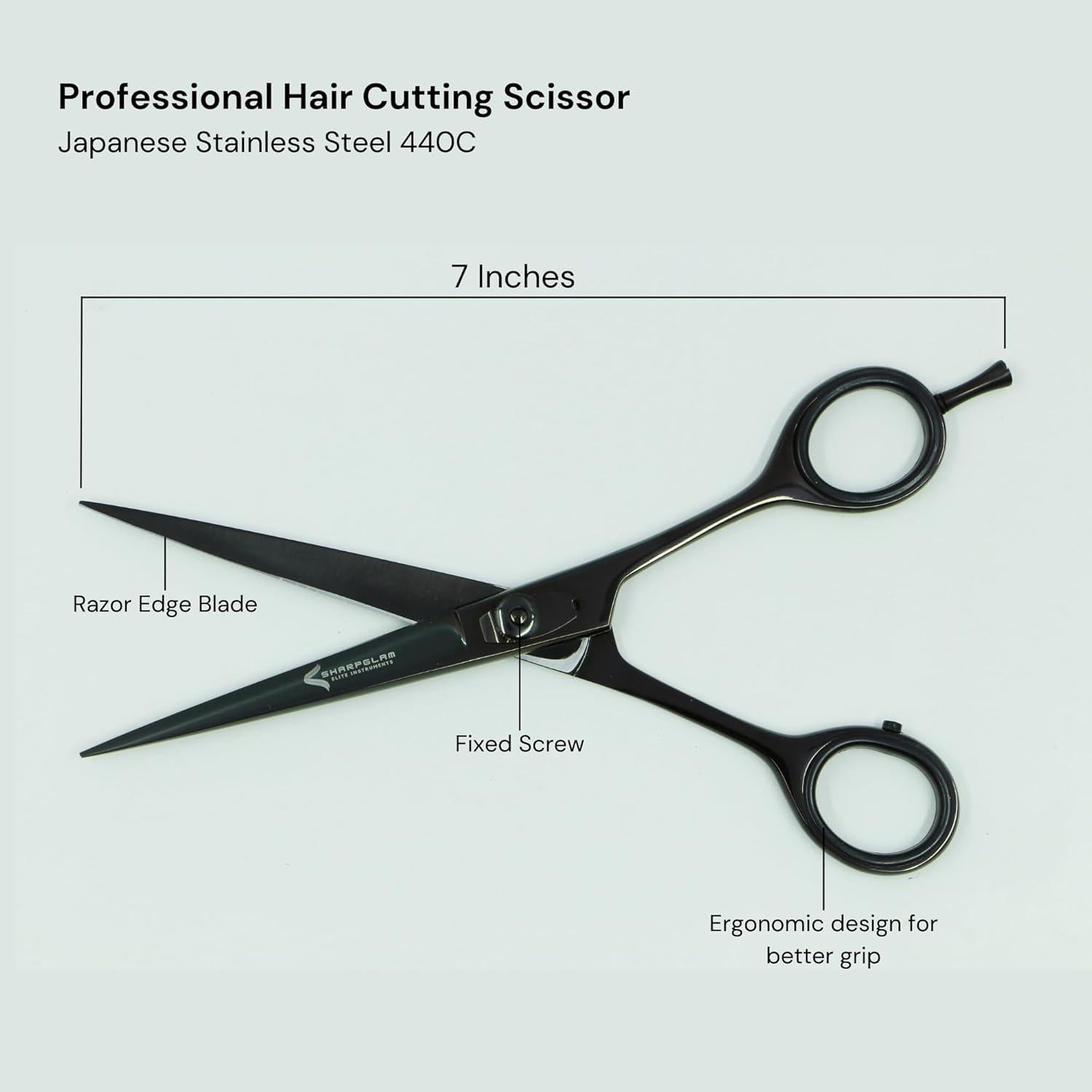 Tijeras de Corte de Cabello Profesionales SharpGlam 17.78 cm