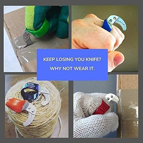 Cuchillo de Seguridad Handy Twine 12 Rojo - Cuchilla Curvada