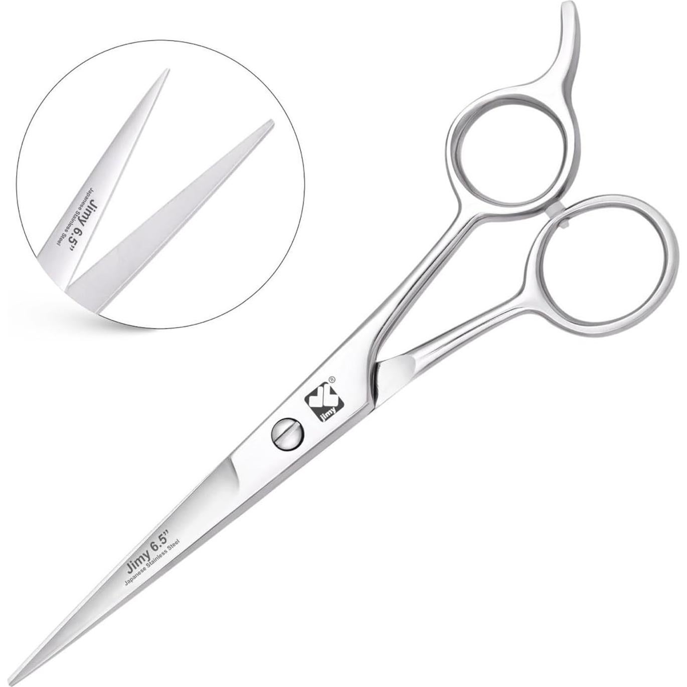 Tijeras de Pelo Profesionales Jimy 6.5" Acero Inoxidable