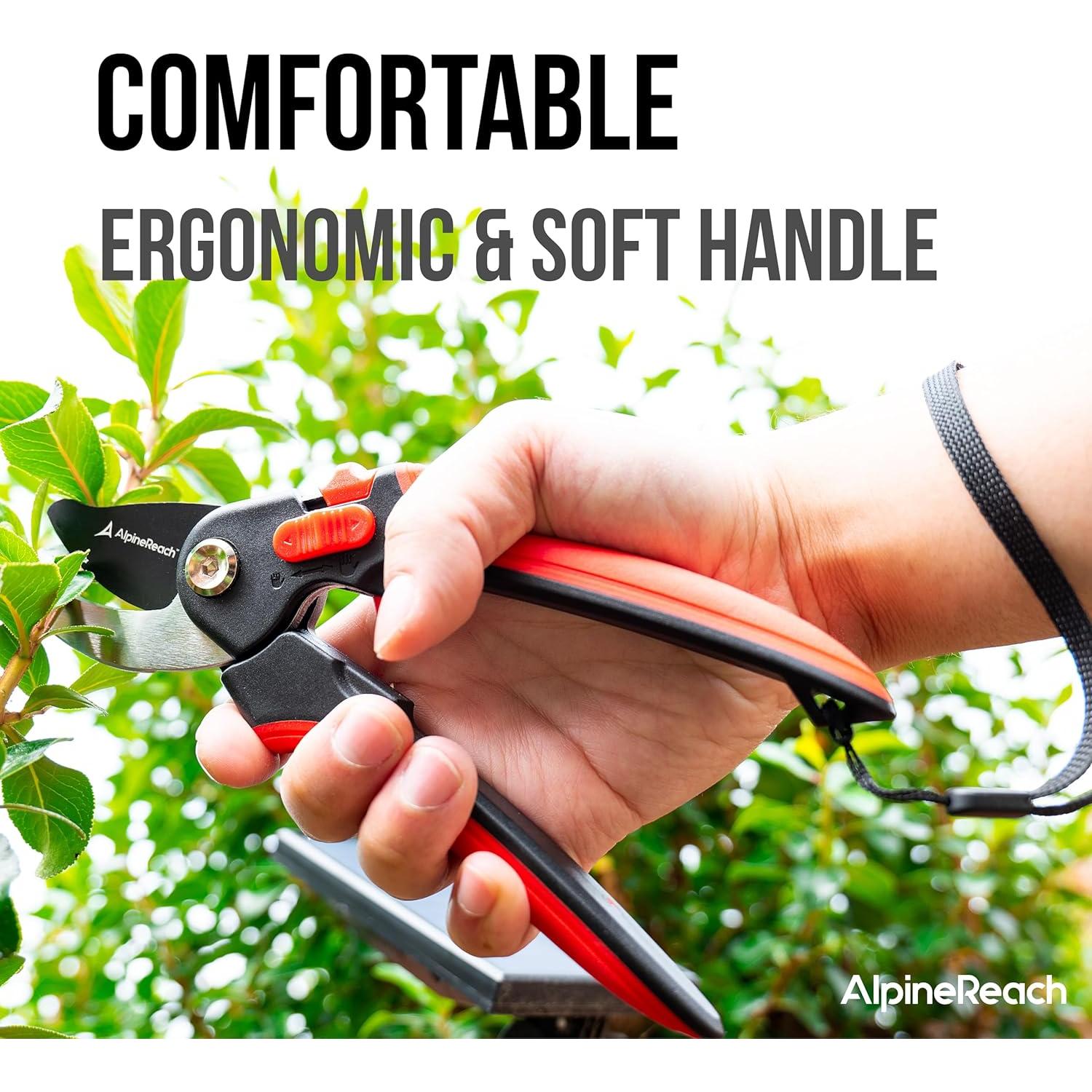 Conjunto de Tijeras de Podar AlpineReach Bypass y Yunque 0.58kg