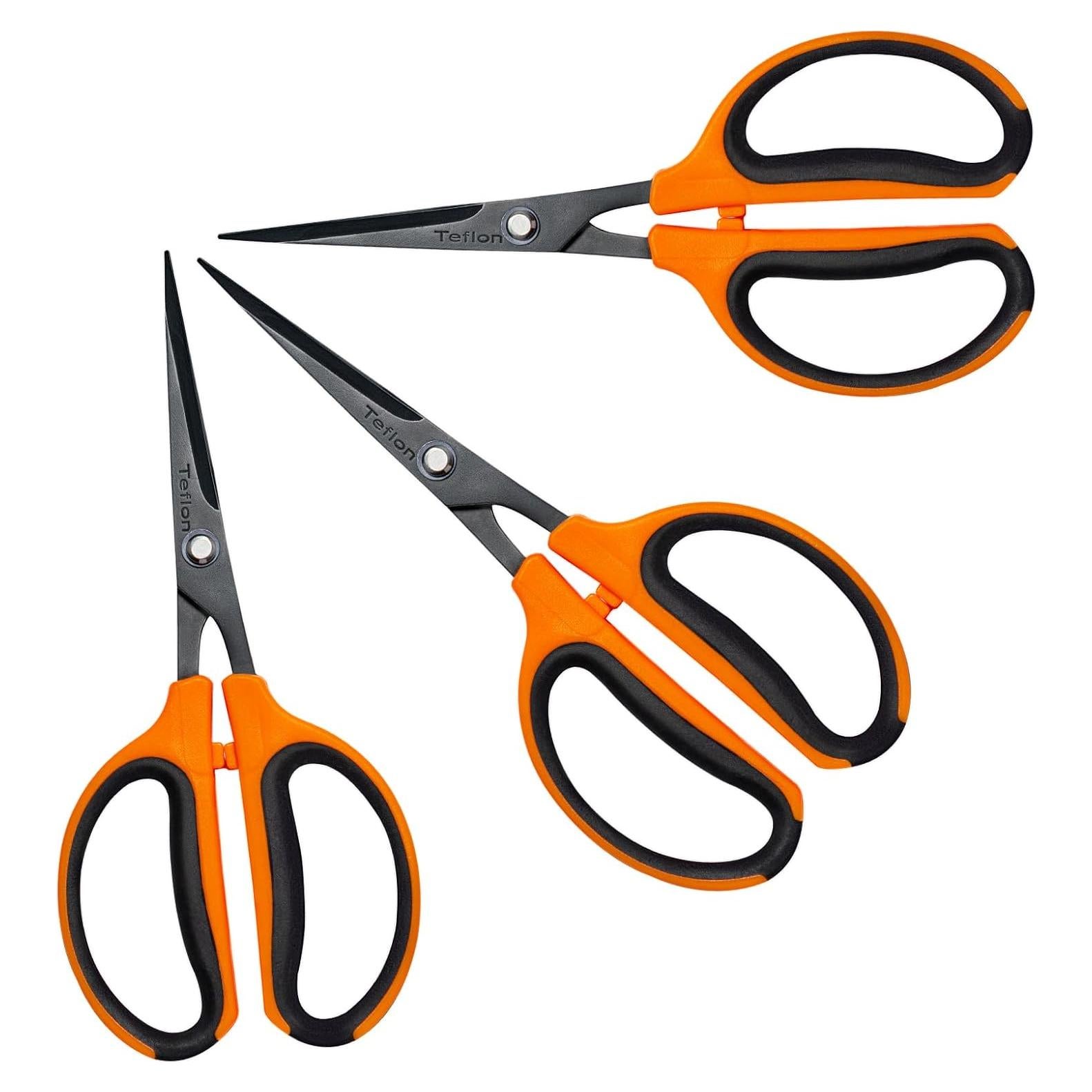 Tijeras de Poda GROWNEER 3 Paquetes con Cuchillas de Teflón