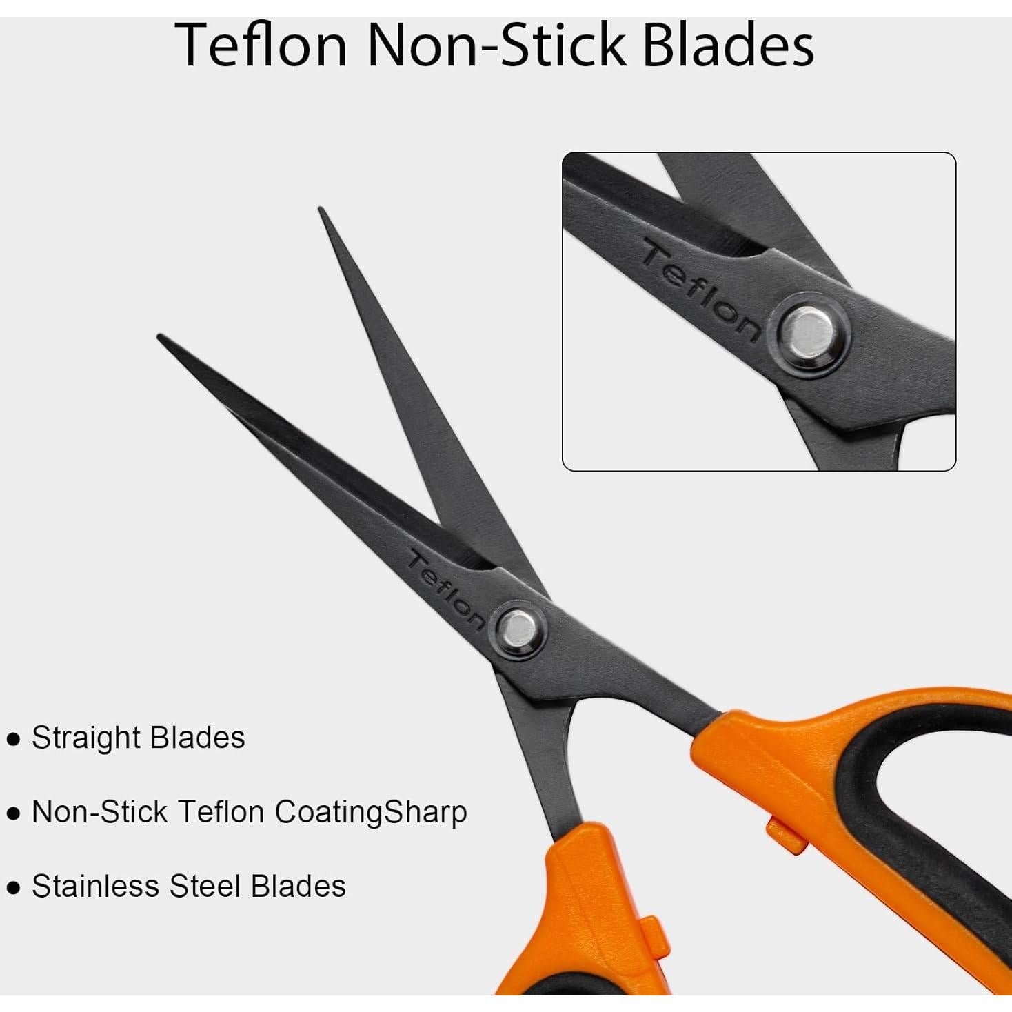 Tijeras de Poda GROWNEER 3 Paquetes con Cuchillas de Teflón