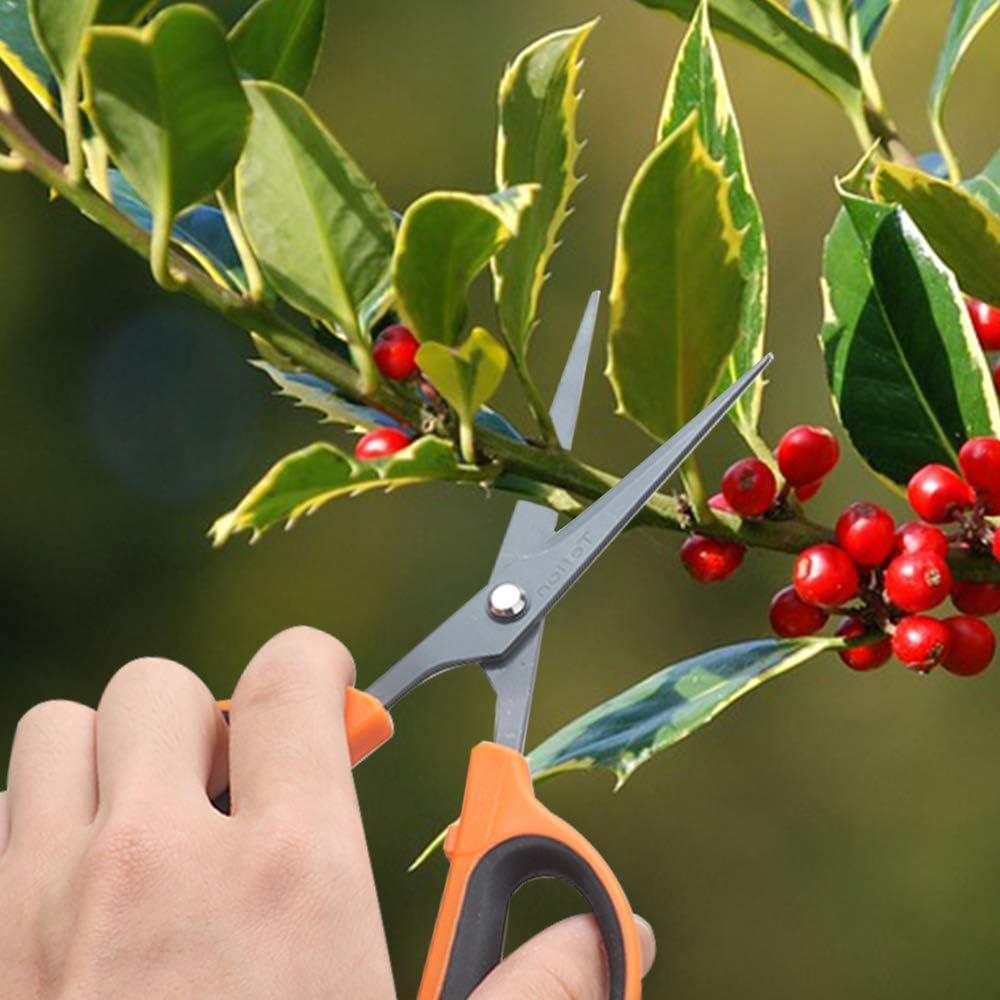 Tijeras de Poda GROWNEER 3 Paquetes con Cuchillas de Teflón