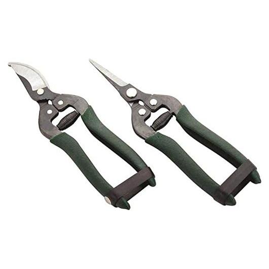 Juego de Tijeras de Poda Edward Tools - 2 Piezas Acero al Carbono