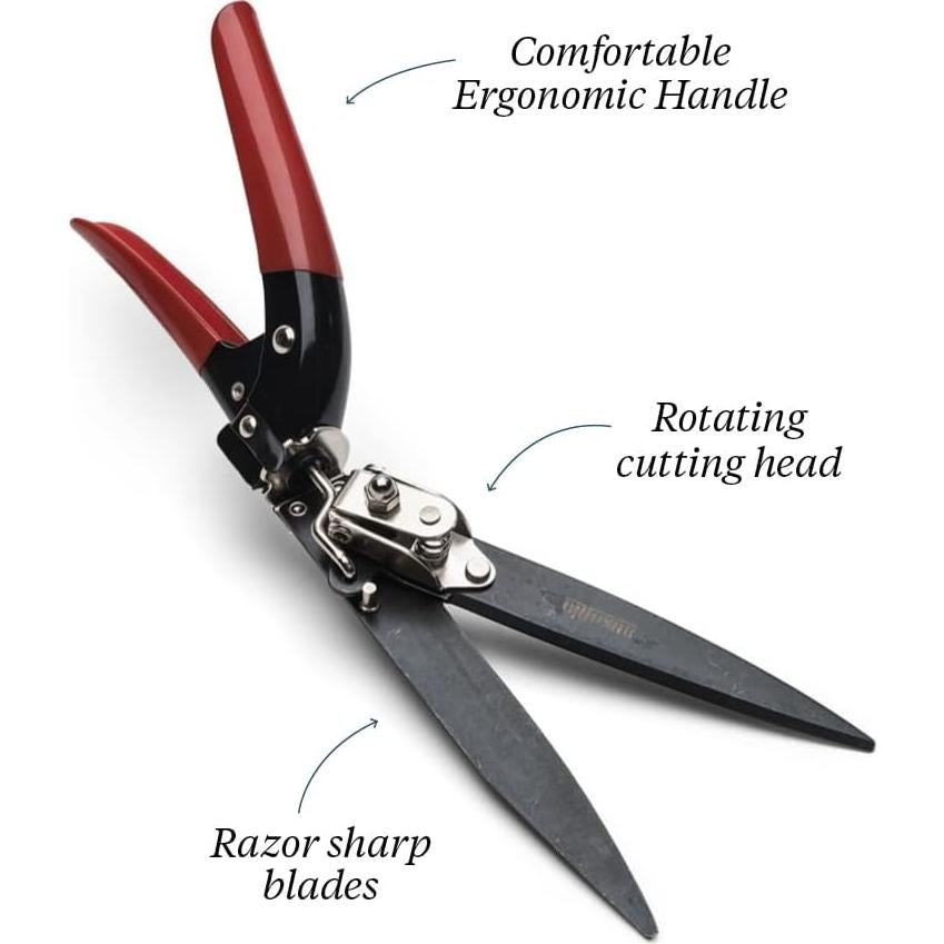 Tijeras de Jardín Kings County Tools 13.3 cm Acero Mango Giratorio