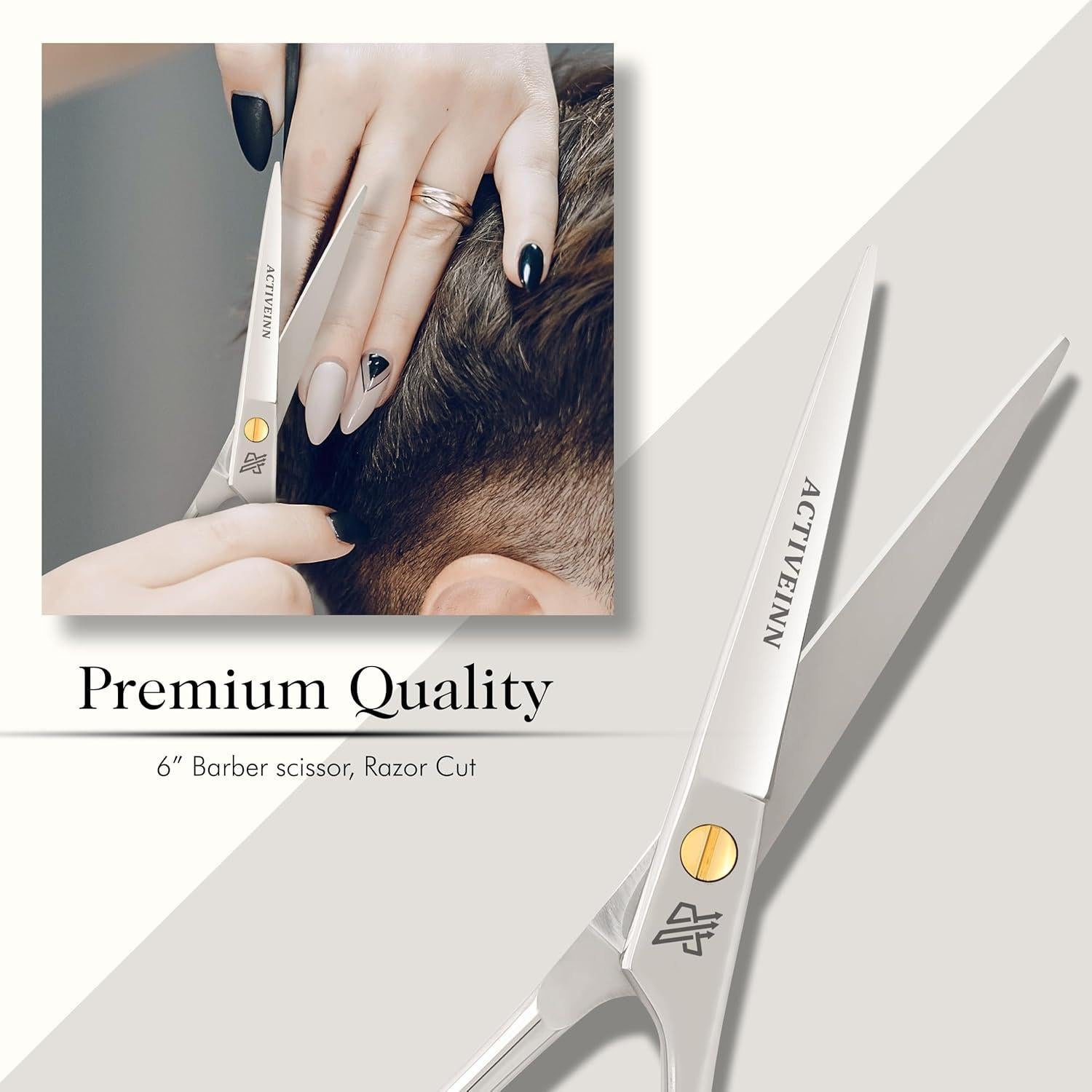 Tijeras de Corte de Cabello Profesional ACTIVEINN 15.24 cm Acero Inoxidable