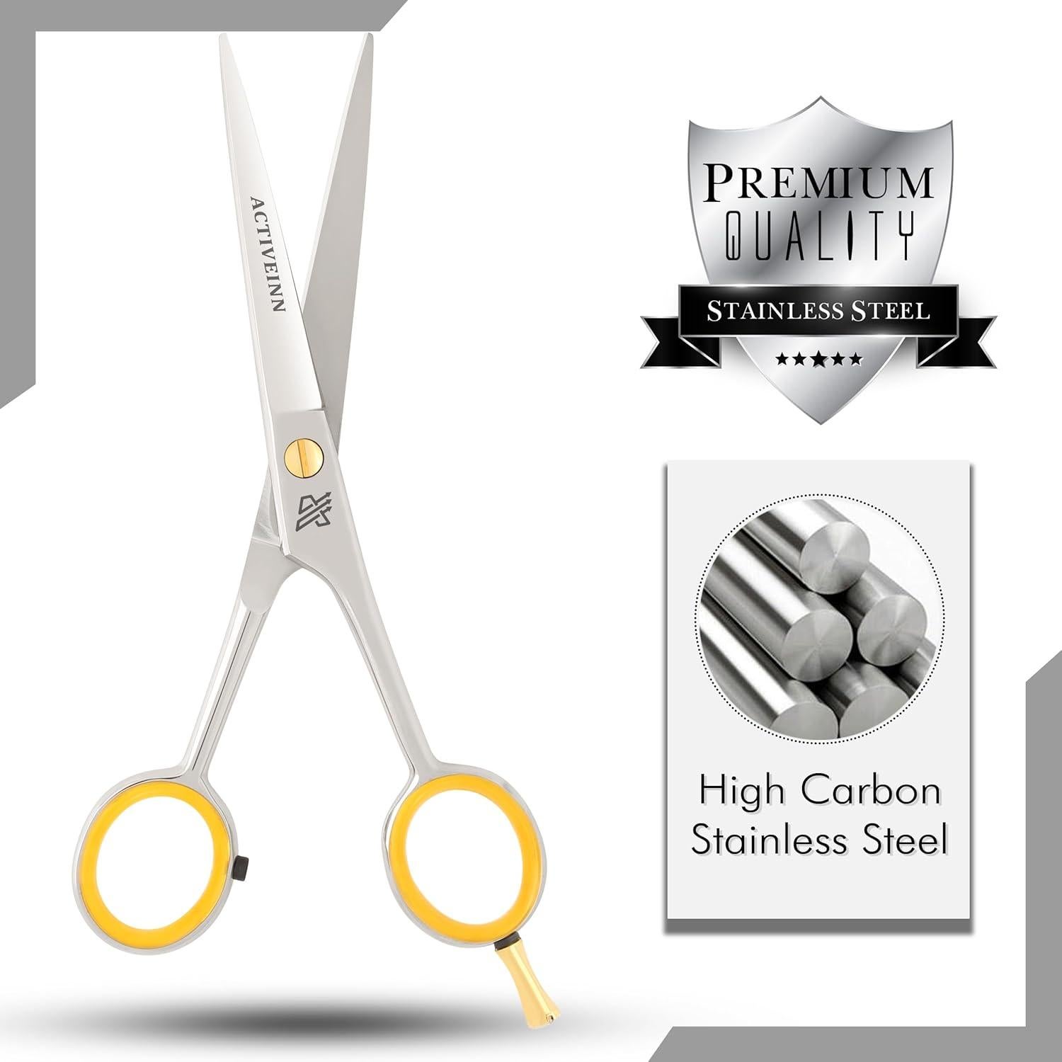 Tijeras de Corte de Cabello Profesional ACTIVEINN 15.24 cm Acero Inoxidable