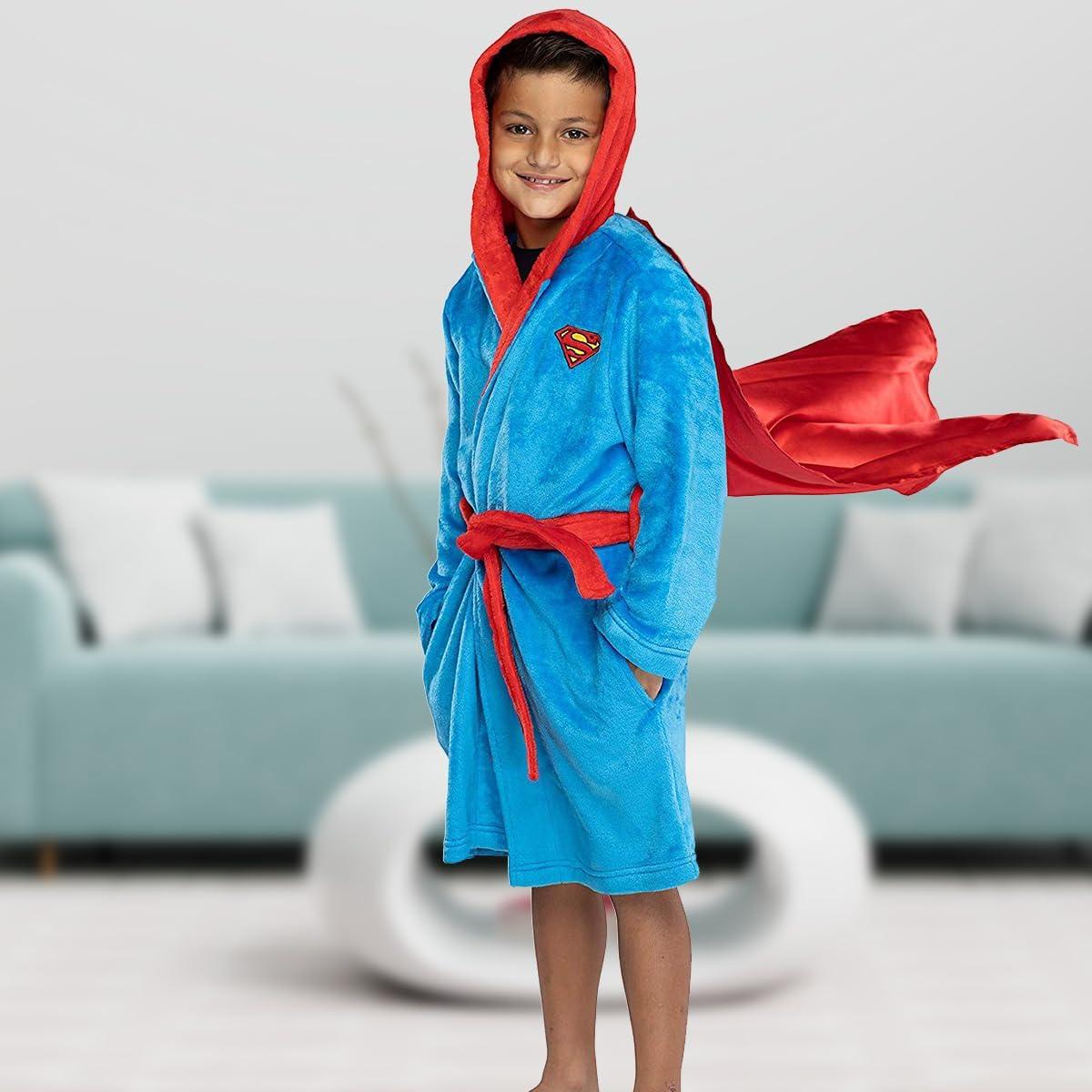 Bata de Baño Superhéroe DC Comics Intimo Superman 8 años