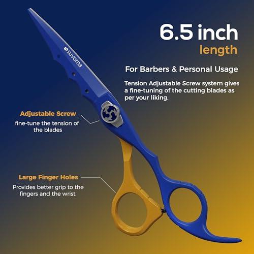 Tijeras de cabello profesionales Suvorna 6.5" acero japonés