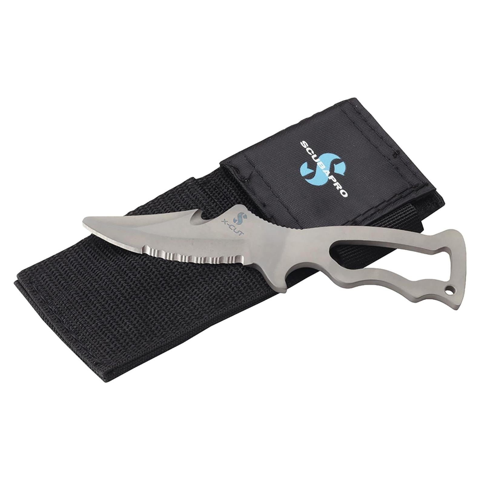 Cuchillo de Buceo Scubapro X-TEK X-CUT Titanio 6.4 cm