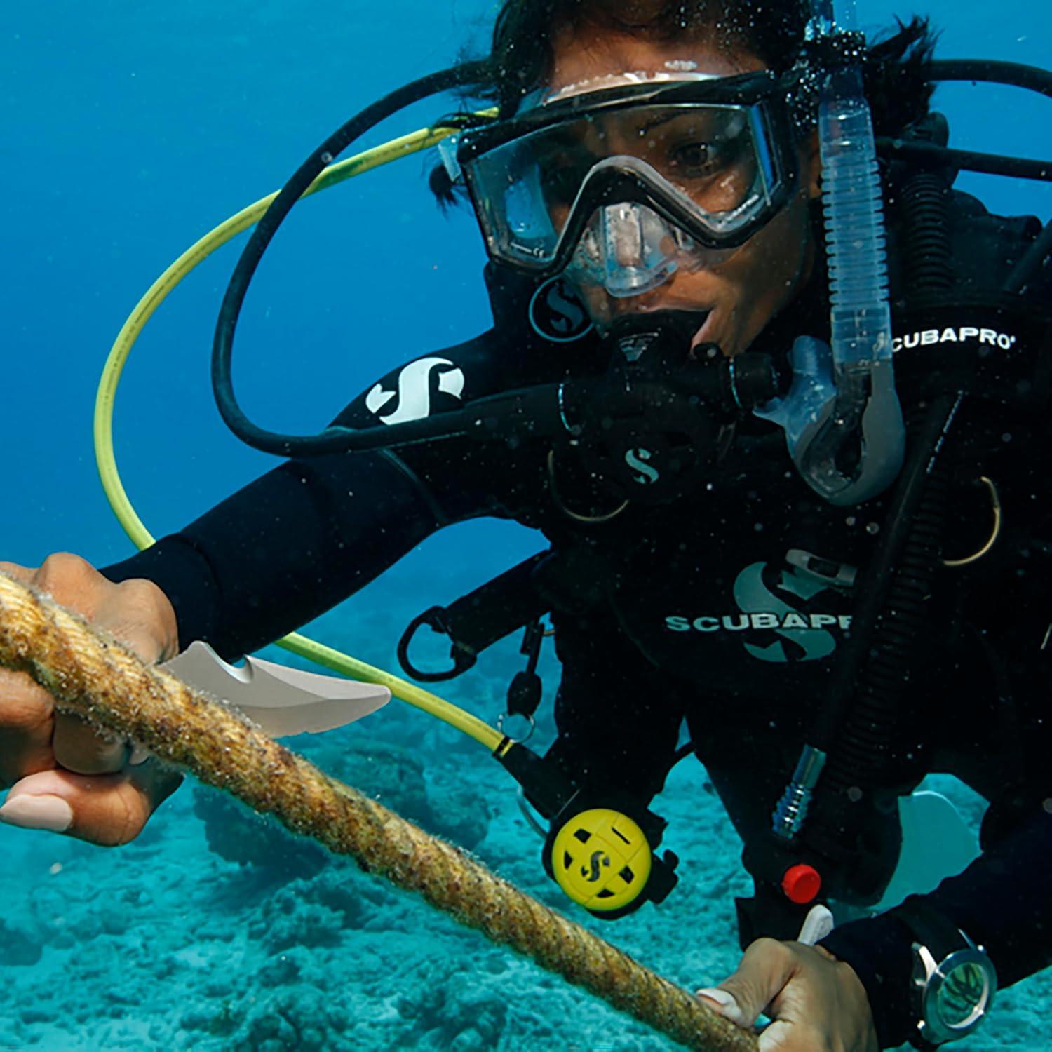 Cuchillo de Buceo Scubapro X-TEK X-CUT Titanio 6.4 cm