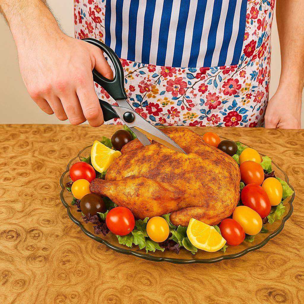 Tijeras de Cocina RAZIZ - Acero Inoxidable, Multifuncionales