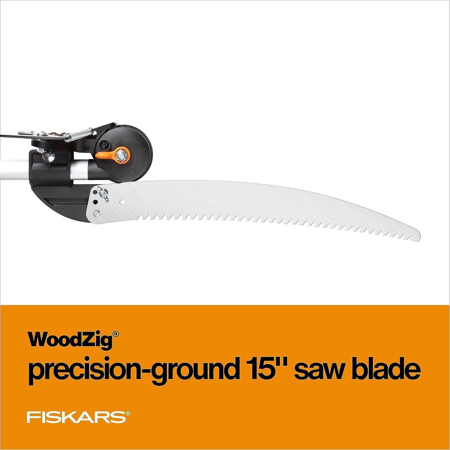 Podadora de Árboles Fiskars Extensible 2.4-3.7m con Sierra