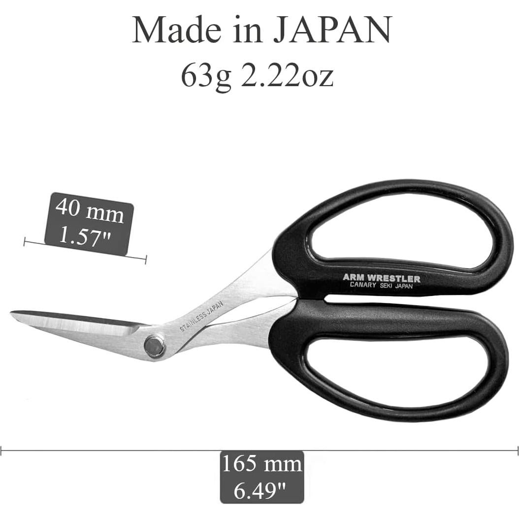 Tijeras de Jardín Curvadas Canary 16.5 cm Acero Inoxidable