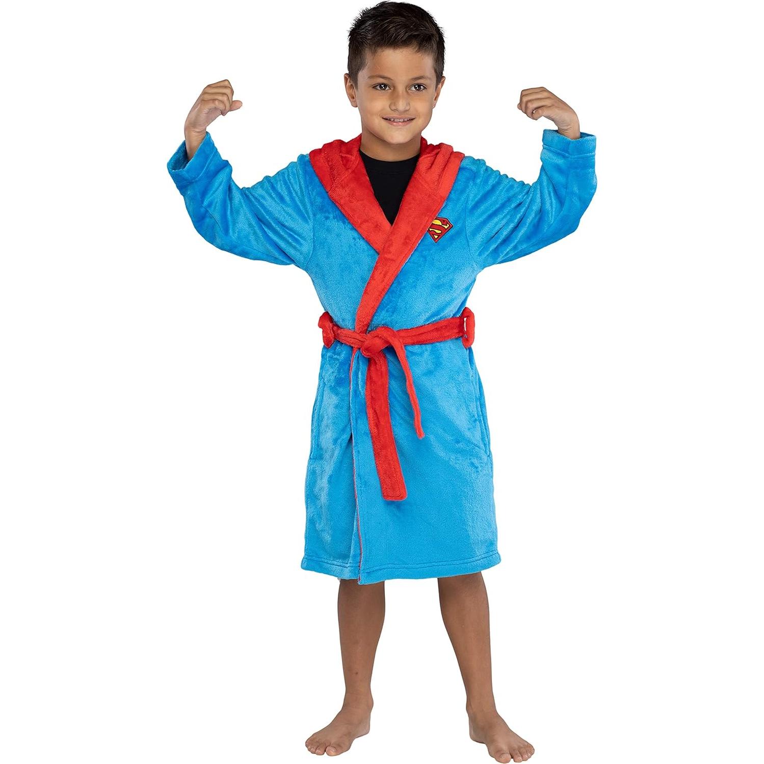 Bata de Baño Superhéroe Intimo Superman 10-12 Años