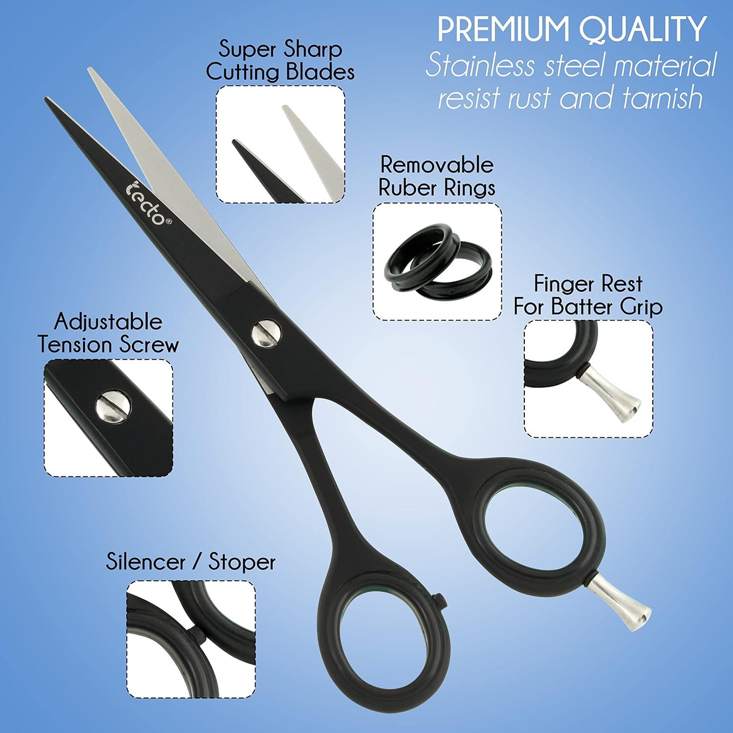 Tijeras de Barbero Tecto 16.8 cm Acero Inoxidable Profesionales