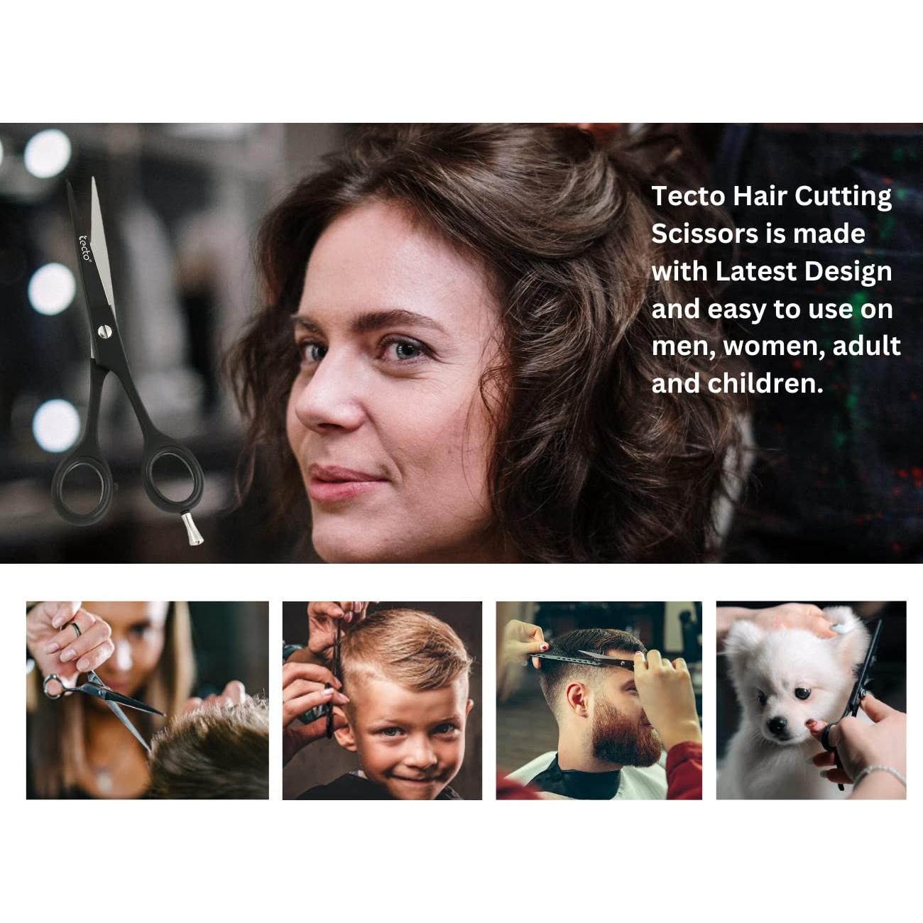 Tijeras de Barbero Tecto 16.8 cm Acero Inoxidable Profesionales