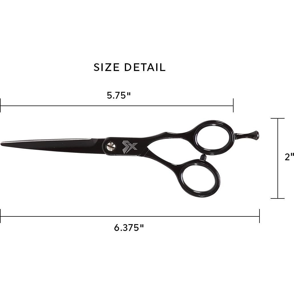 Tijeras de Corte Profesional Cricket Shear Xpressions 14.6 cm - Acero Inoxidable Japonés, Silenciador de Confort