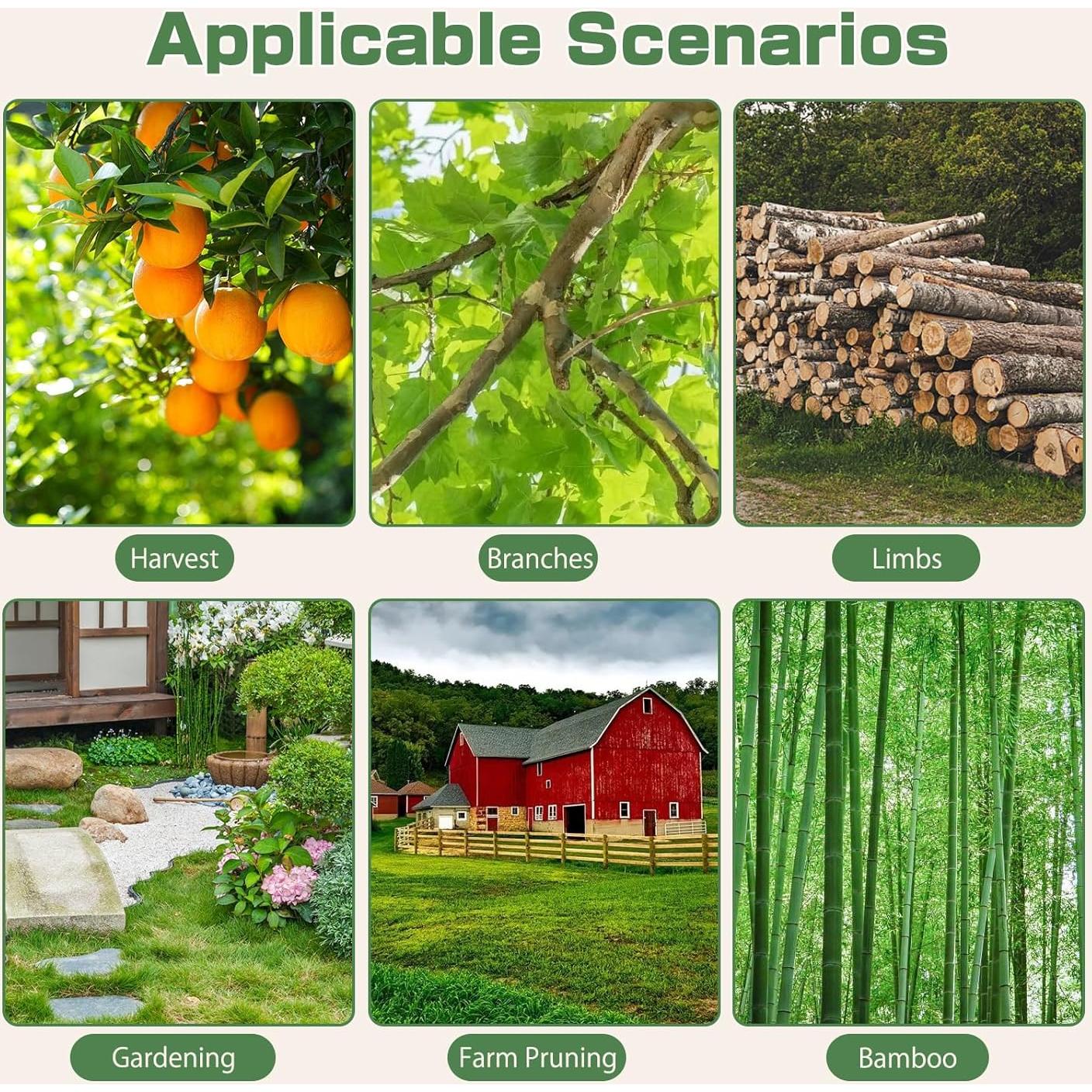 Kit de Podadora Eléctrica Fulgutonit con Motosierra y Baterías