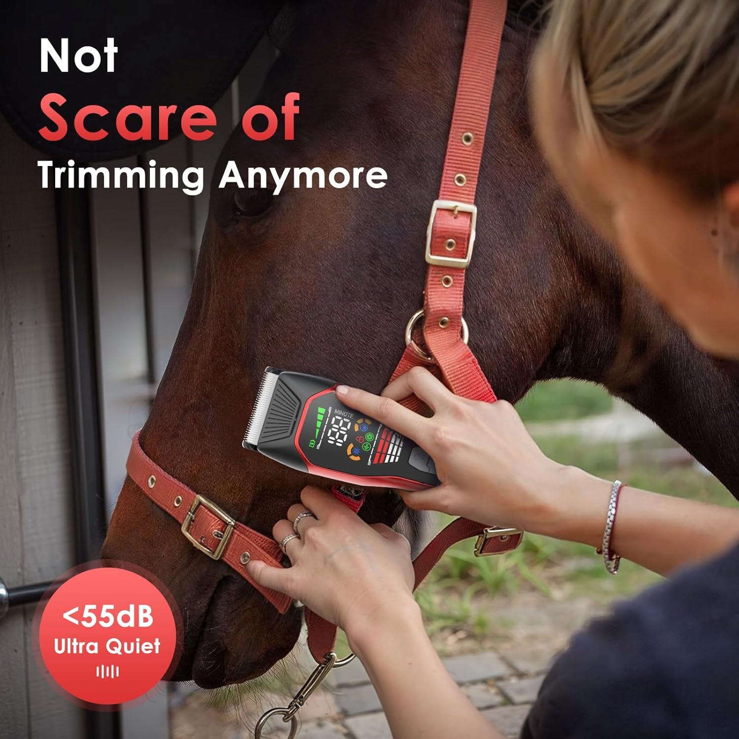 Recortadora de Caballos Grimgrow GR066 Inalámbrica 2 Velocidades