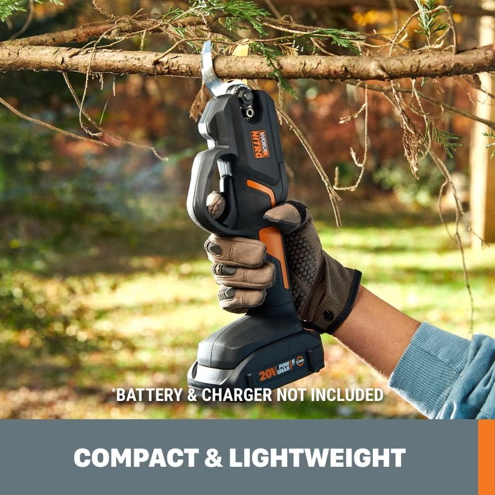 Tijera de Podar Worx NITRO 20V WG330.9 - Cuchilla Titanio