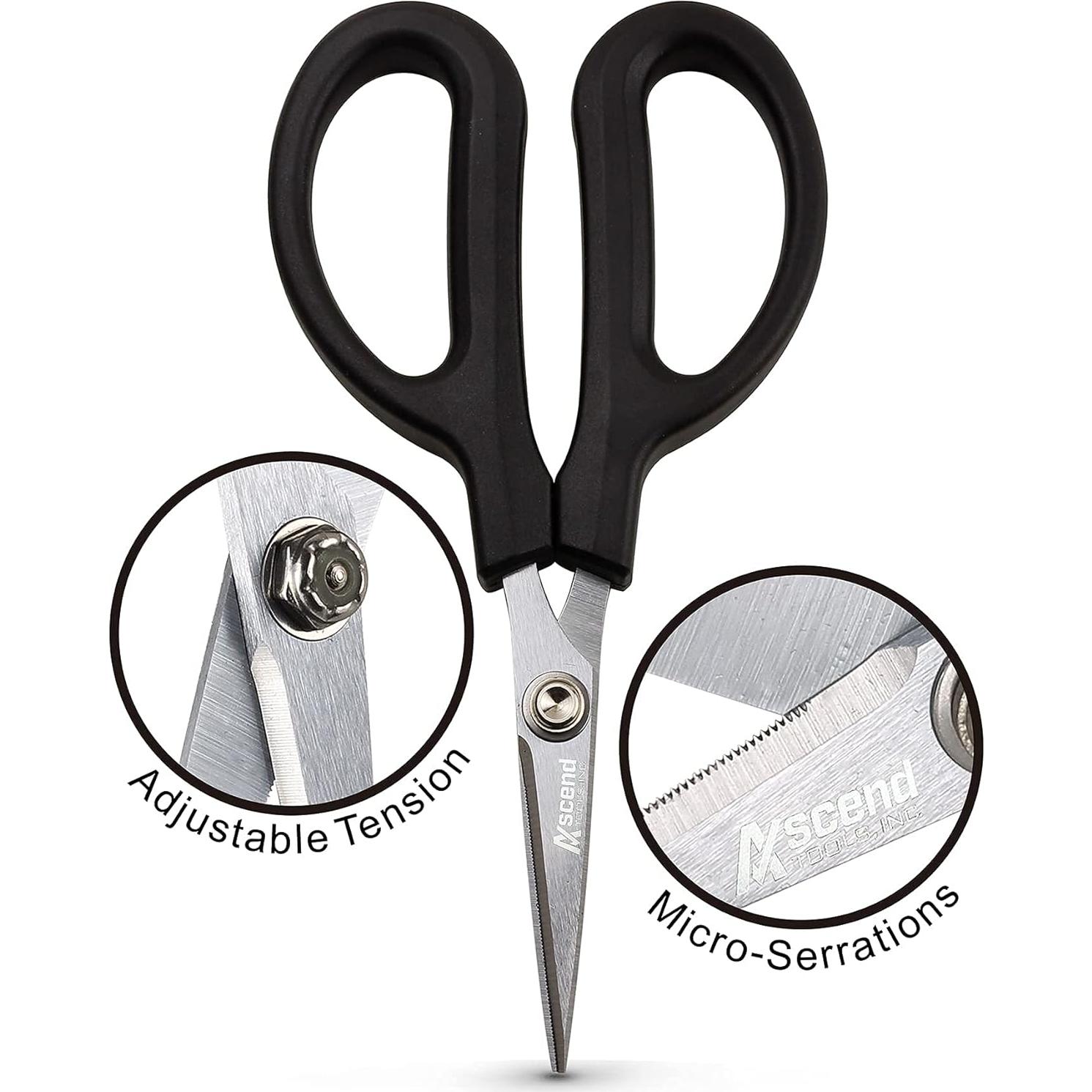 Tijeras de Acero al Carbono Ascend Tools 159 mm para Fibra