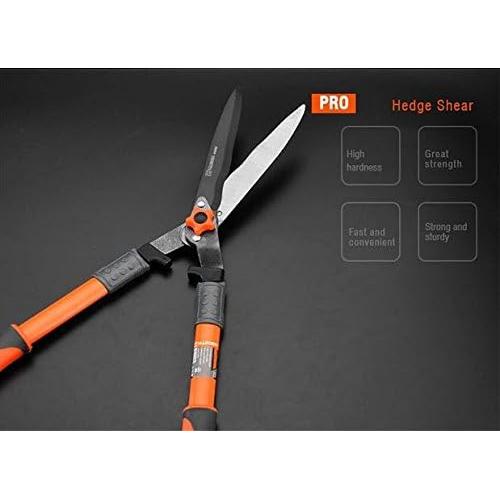 Tijera de Setos Harden 300mm Cuchilla Acero Teflón Mango Goma