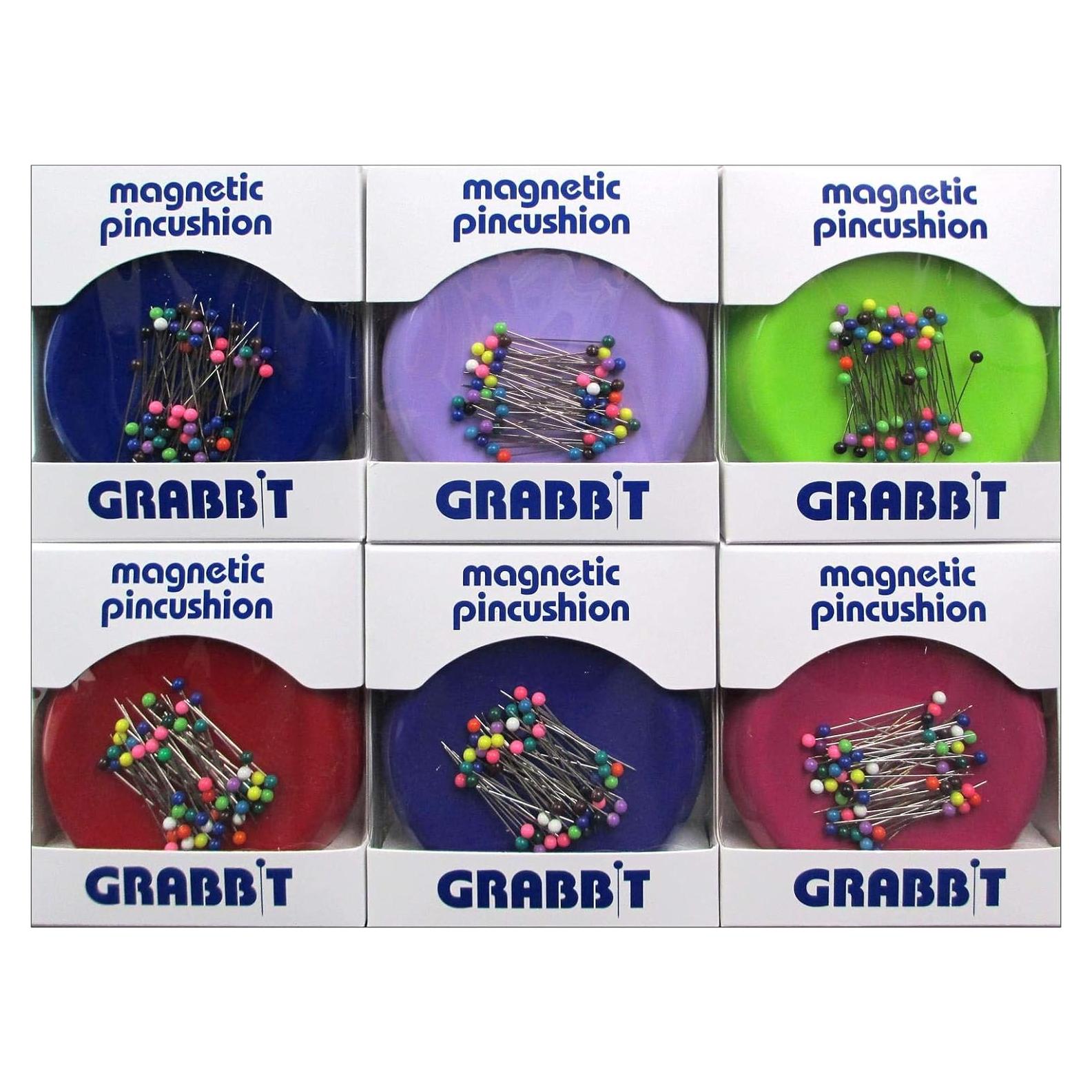 Alfilerero Magnético Grabbit con 50 Alfileres de Colores