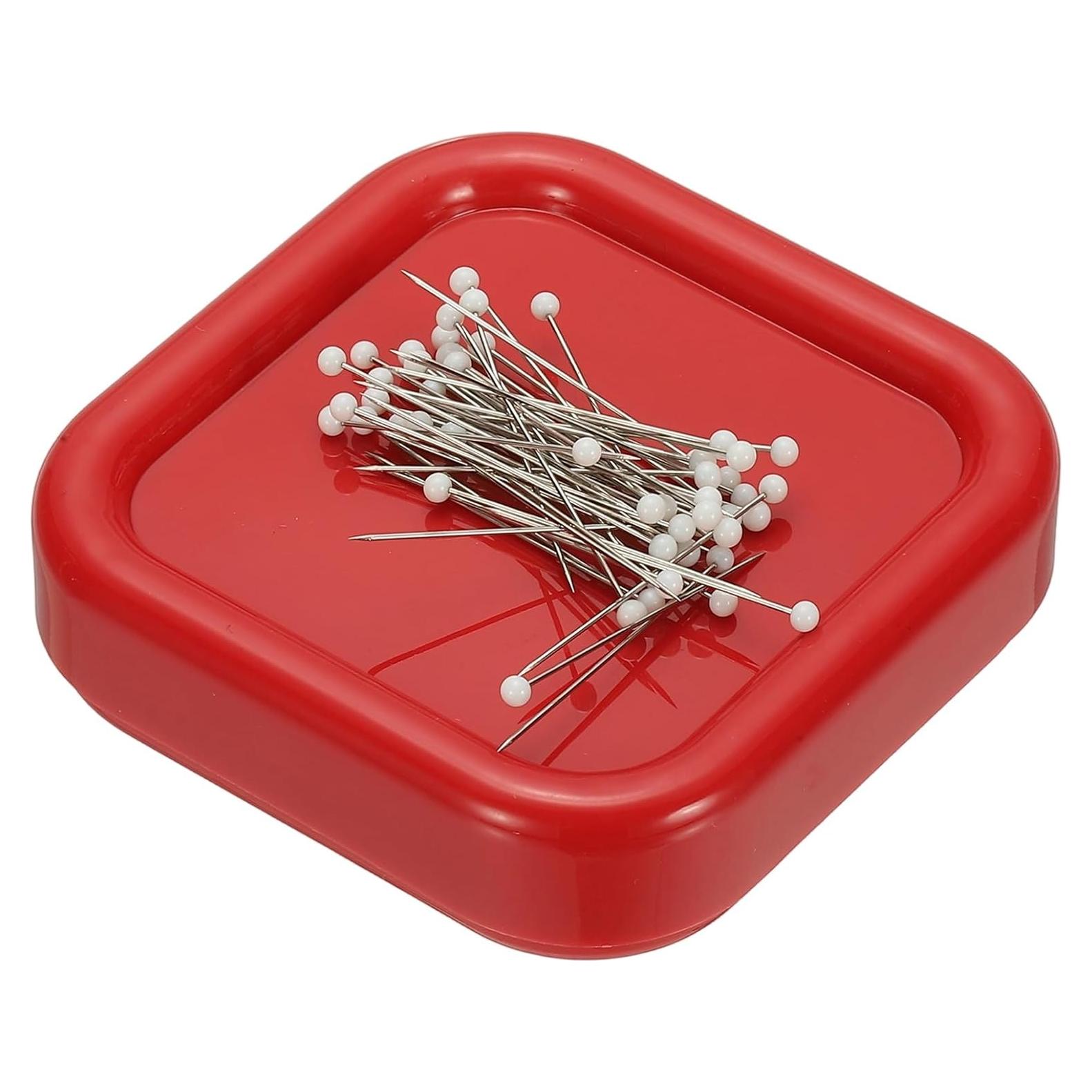 Soporte Magnético para Alfileres PATIKIL Rojo 8.4x8.4cm