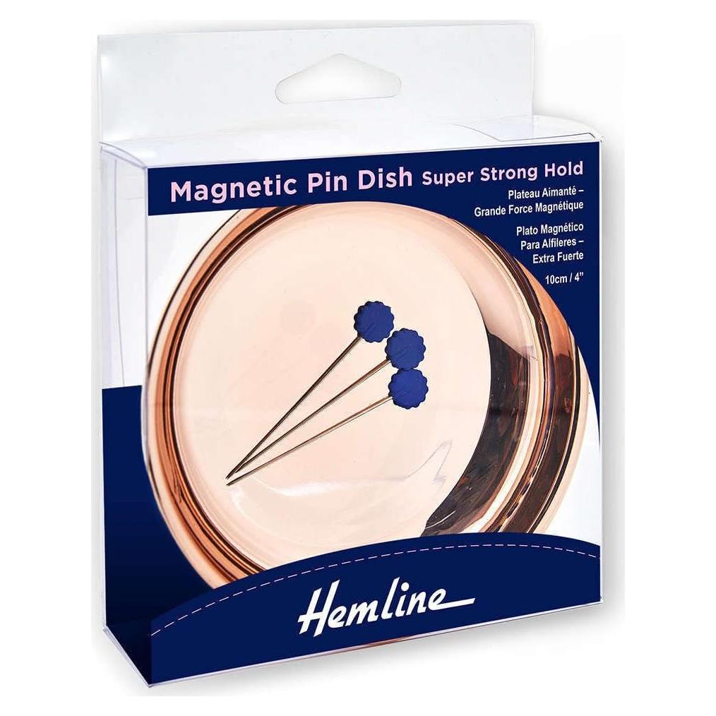 Plato Magnetizado Tacony 279MD con Alfileres Flor Azul