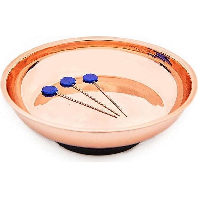 Plato Magnetizado Tacony 279MD con Alfileres Flor Azul