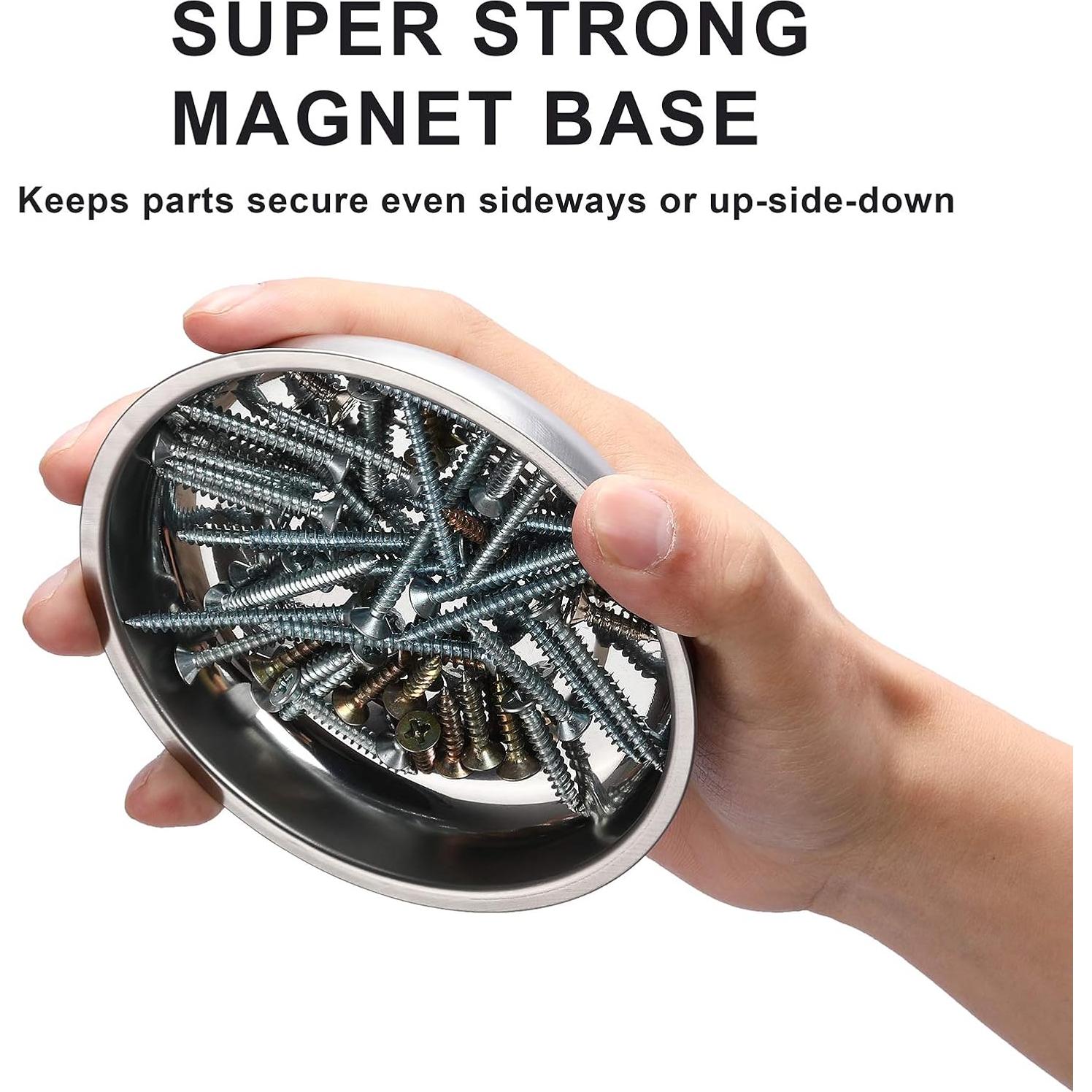 Juego de Bandejas Magnéticas Redondas Mayouko 3 Piezas 3-4-6"