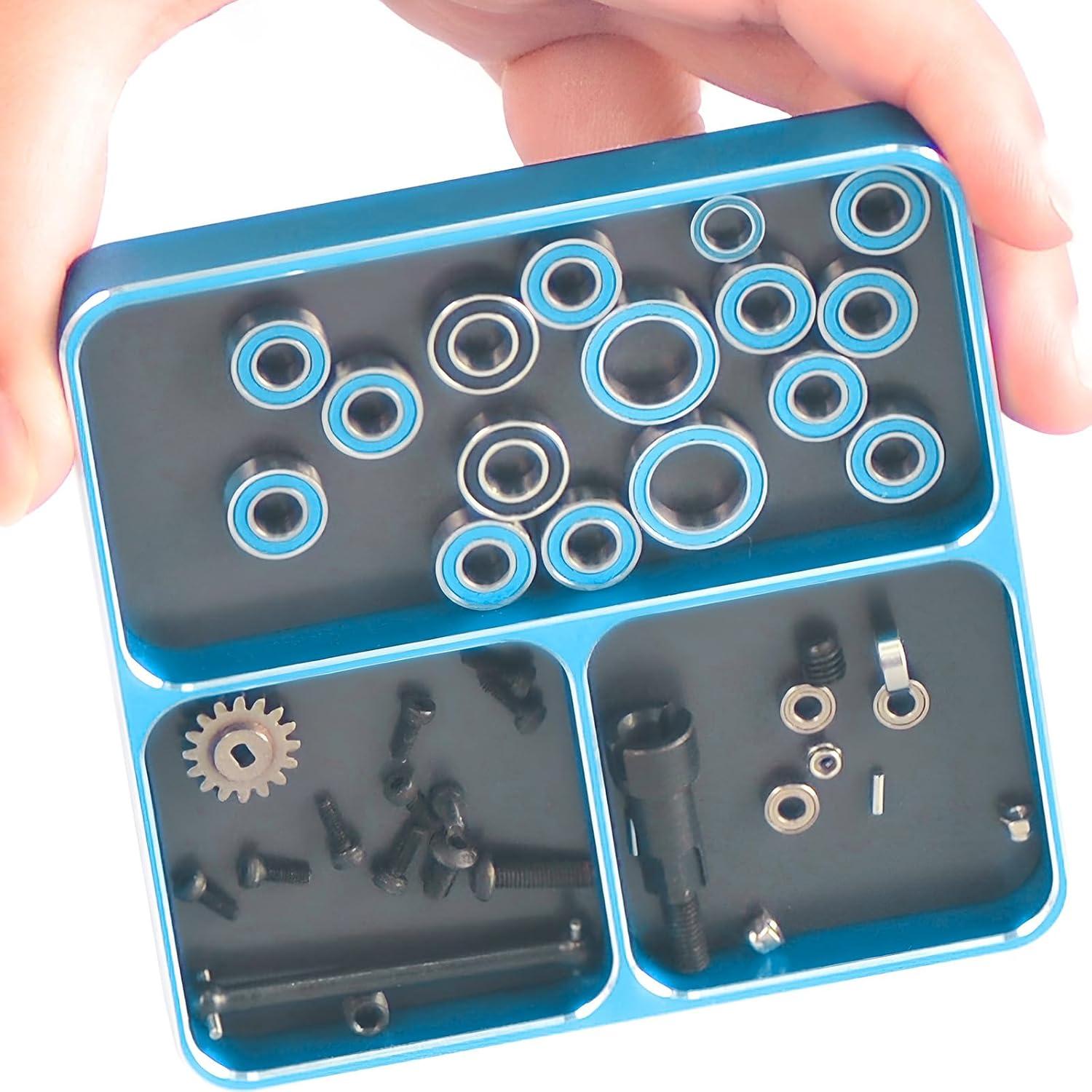Bandeja Organizadora Magnética Fraizoe RC 9.9cm Aluminio Azul